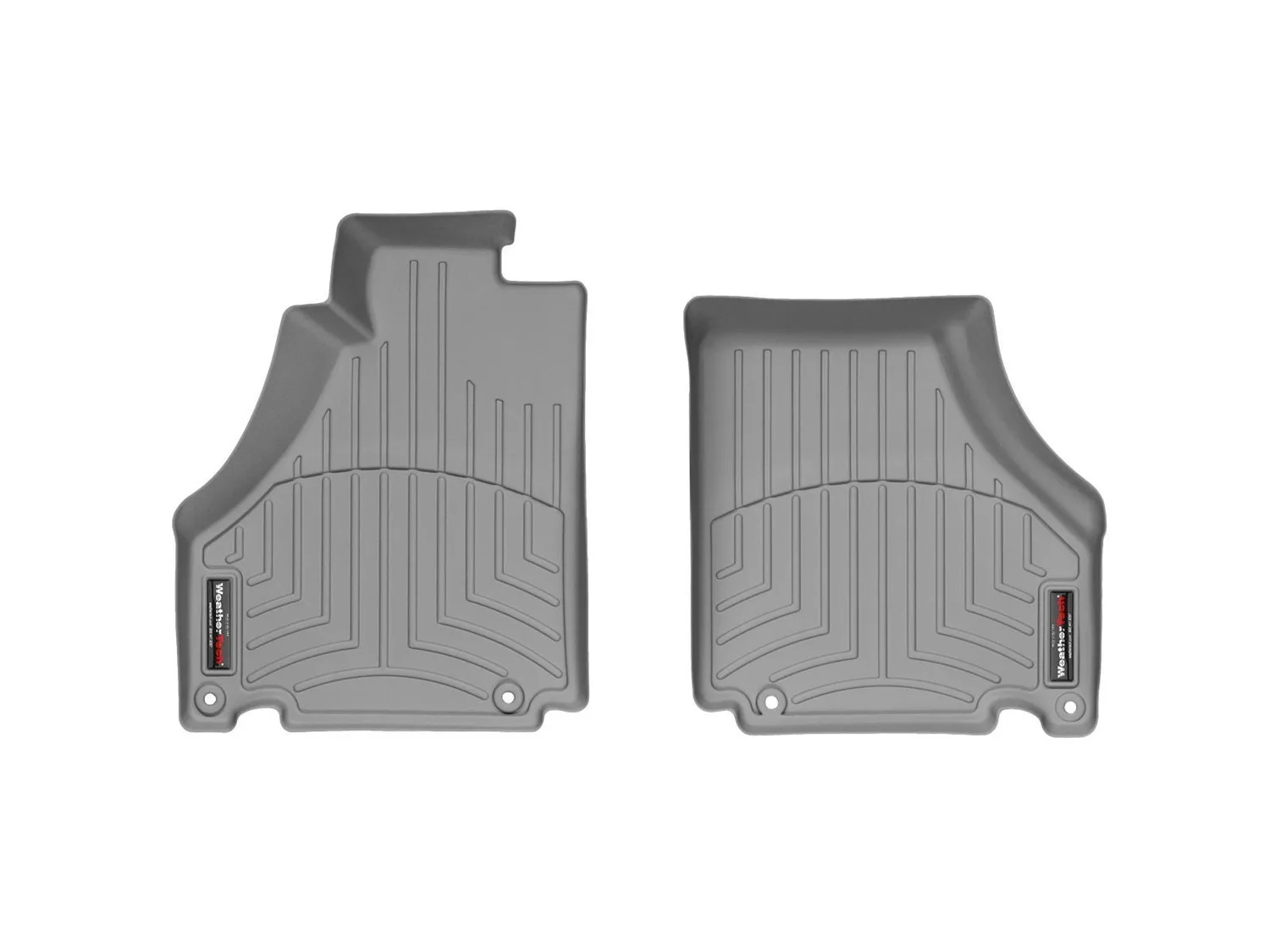 WeatherTech FloorLiner™ DigitalFit®; Gray; Front;