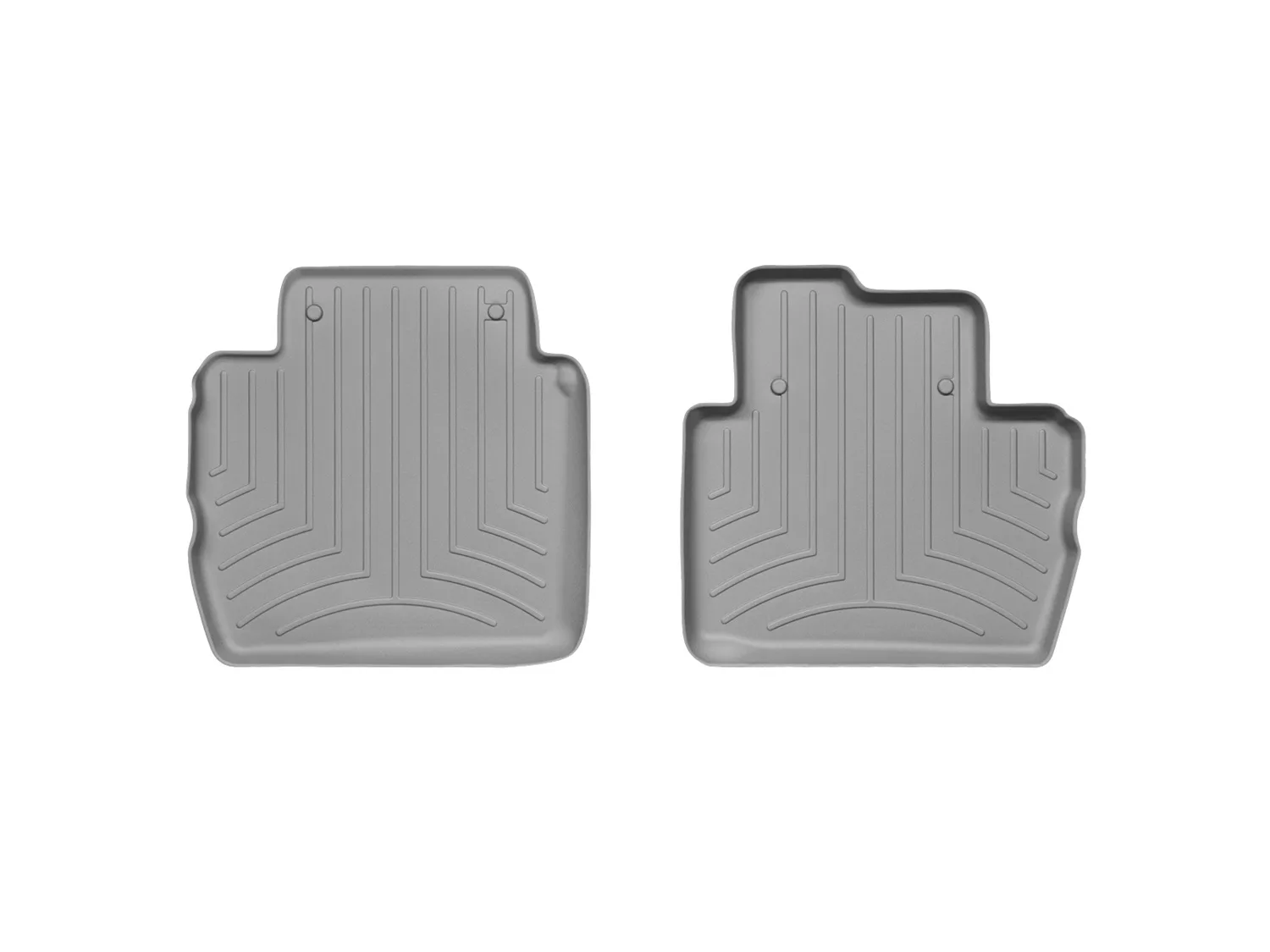 WeatherTech FloorLiner™ DigitalFit®; Gray; Rear;