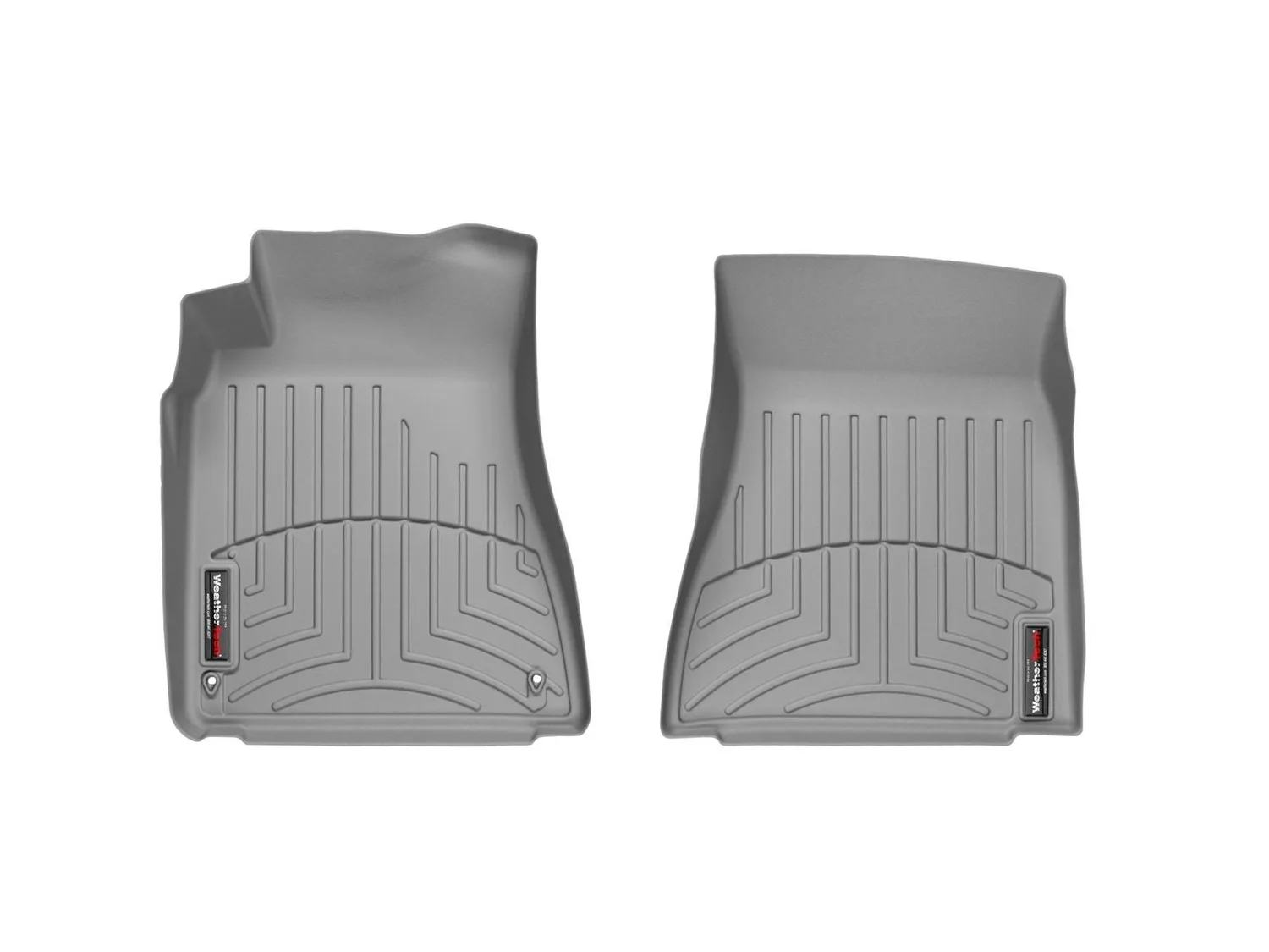 WeatherTech FloorLiner™ DigitalFit®; Gray; Front;