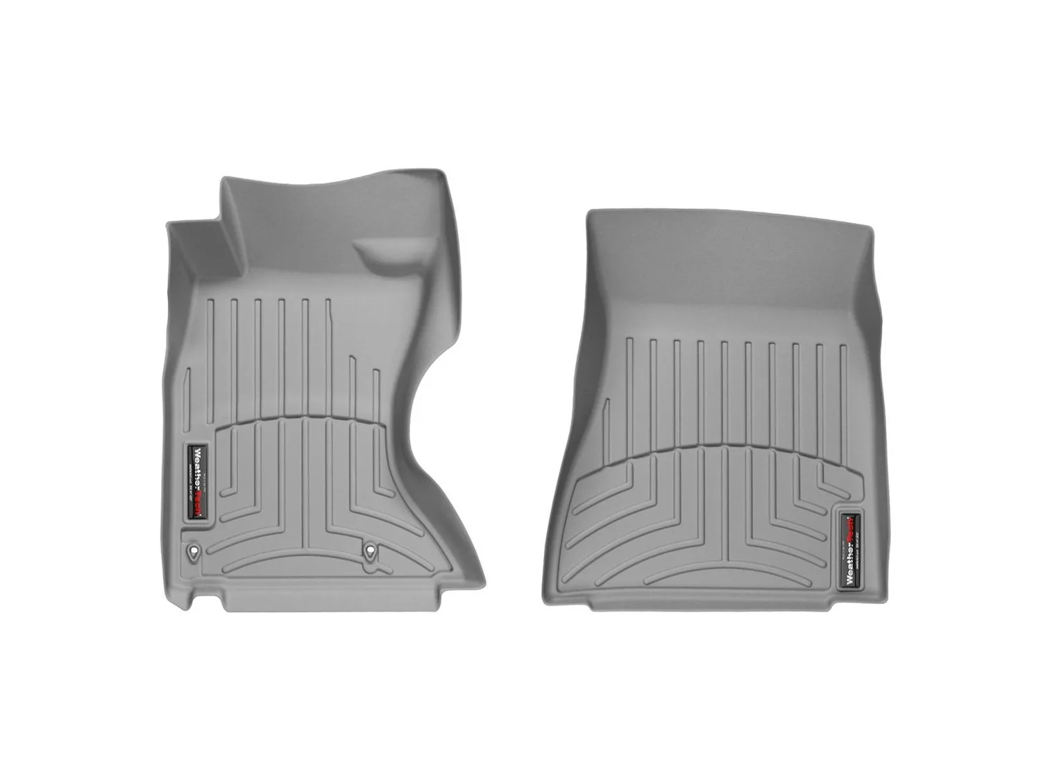 WeatherTech FloorLiner™ DigitalFit®; Gray; Front;