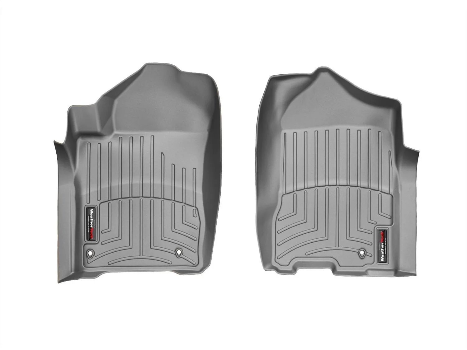 WeatherTech FloorLiner™ DigitalFit®; Gray; Front;