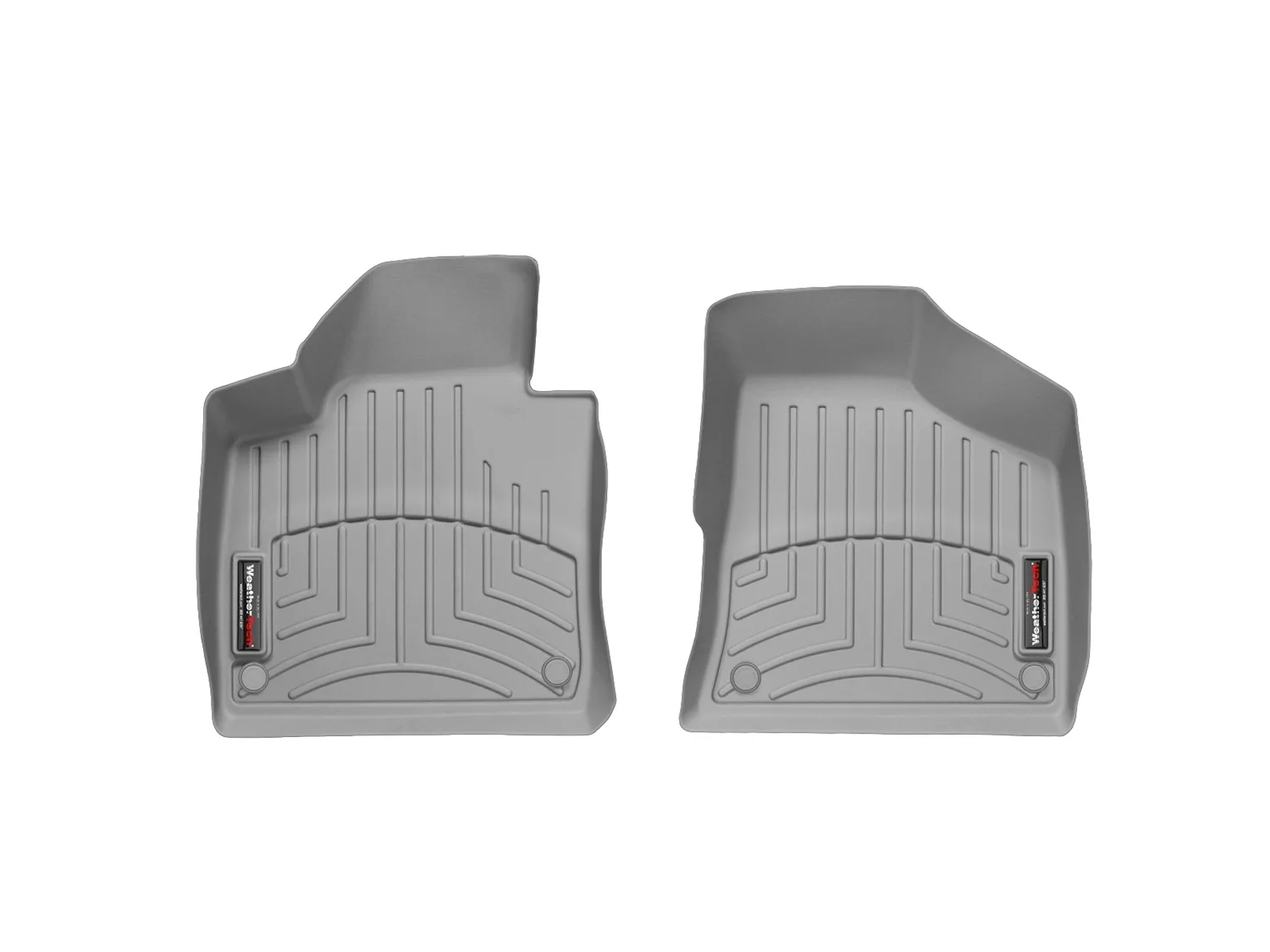 WeatherTech FloorLiner™ DigitalFit®; Gray; Front;