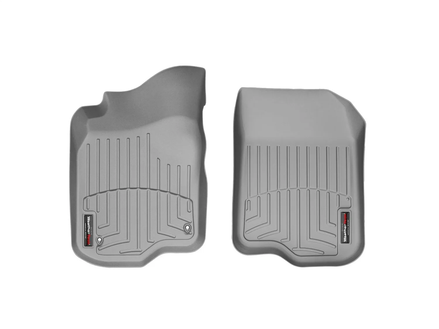 WeatherTech FloorLiner™ DigitalFit®; Gray; Front;