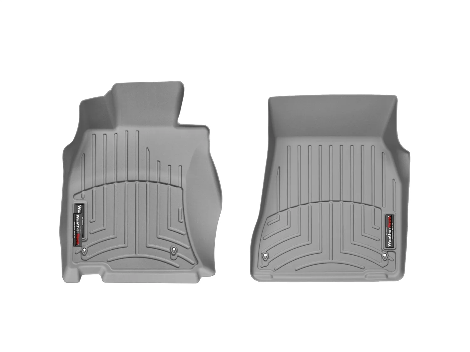 WeatherTech FloorLiner™ DigitalFit®; Gray; Front;