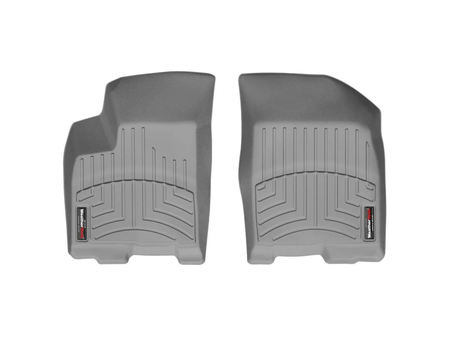 WeatherTech FloorLiner™ DigitalFit®; Gray; Front;
