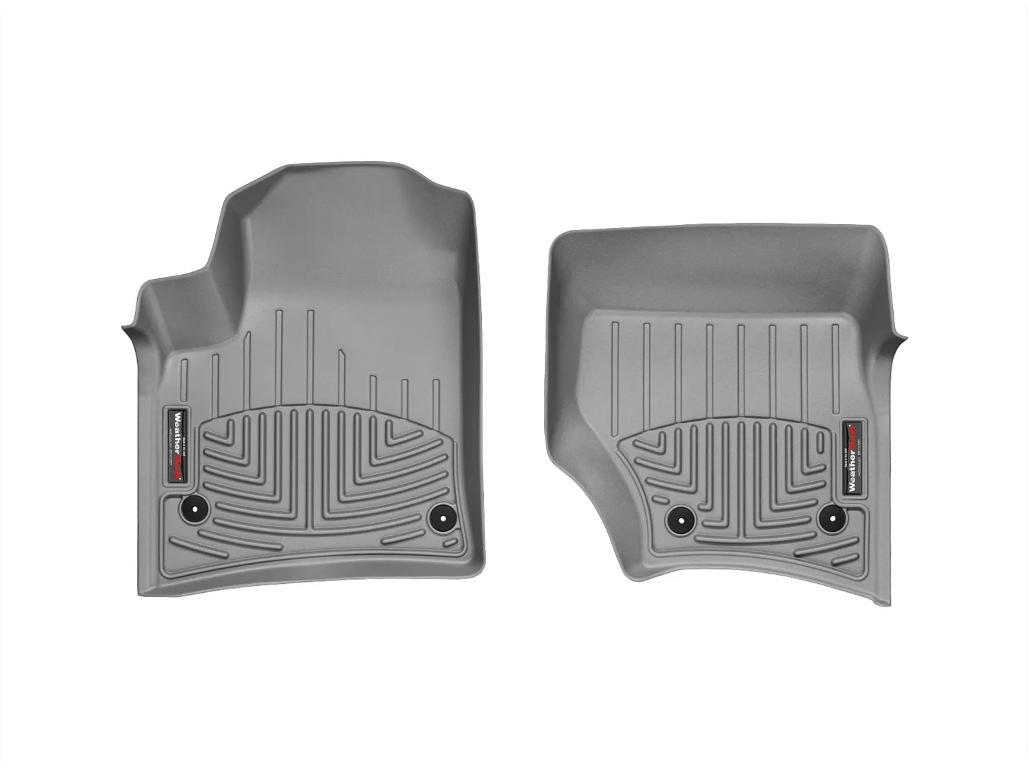 WeatherTech FloorLiner™ DigitalFit®; Gray; Front;