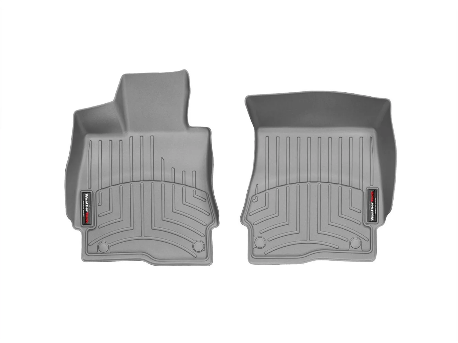 WeatherTech FloorLiner™ DigitalFit®; Gray; Front;