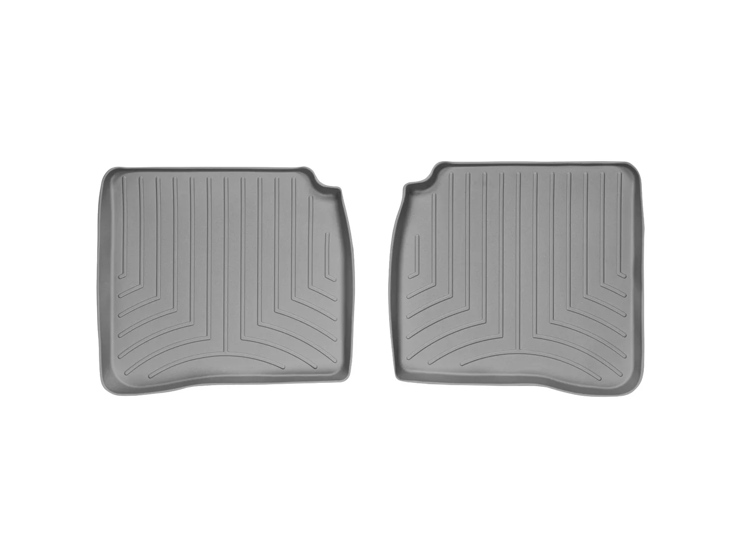 WeatherTech FloorLiner™ DigitalFit®; Gray; Rear; 2 Piece;