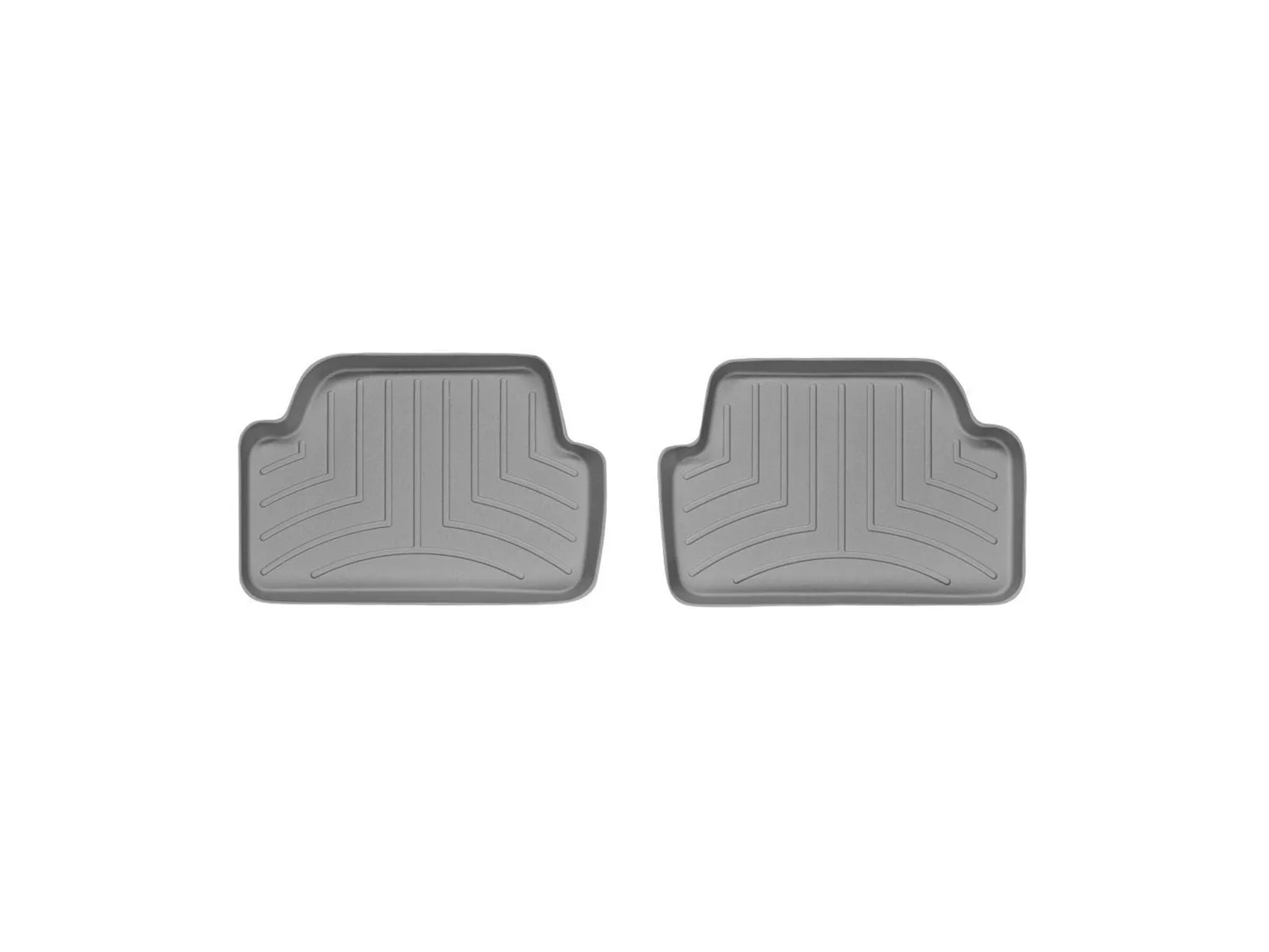 WeatherTech FloorLiner™ DigitalFit®; Gray; Rear; 2 Piece;
