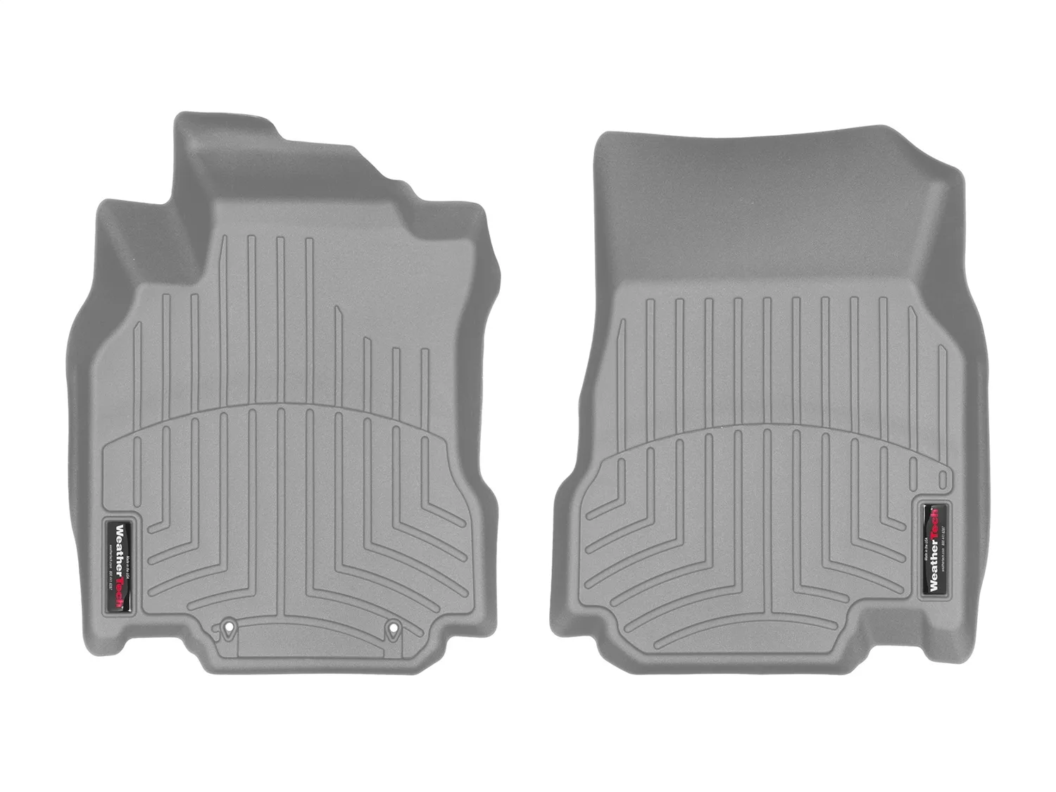 WeatherTech FloorLiner™ DigitalFit®; Gray; Front;