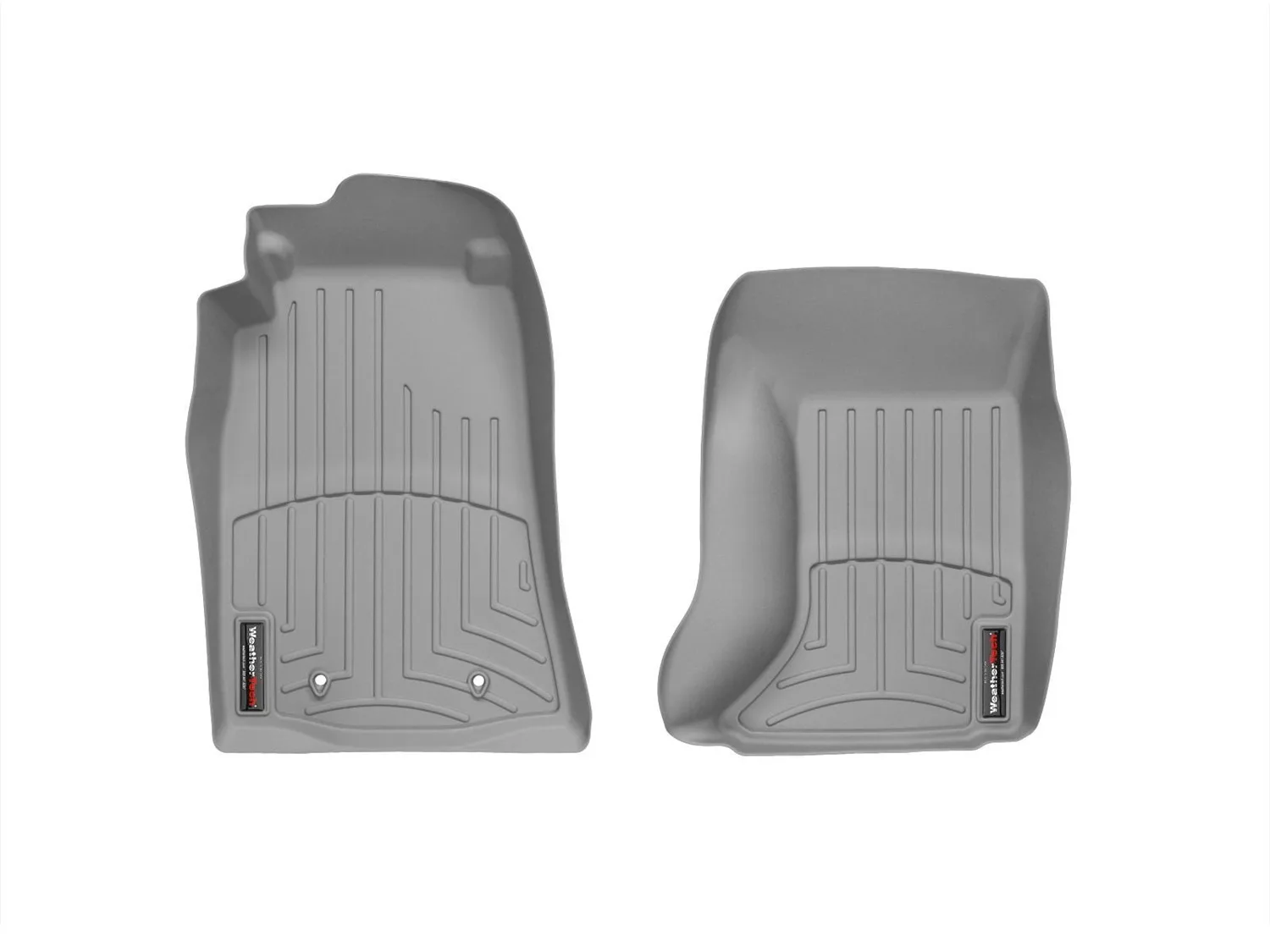 WeatherTech FloorLiner™ DigitalFit®; Gray; Front;