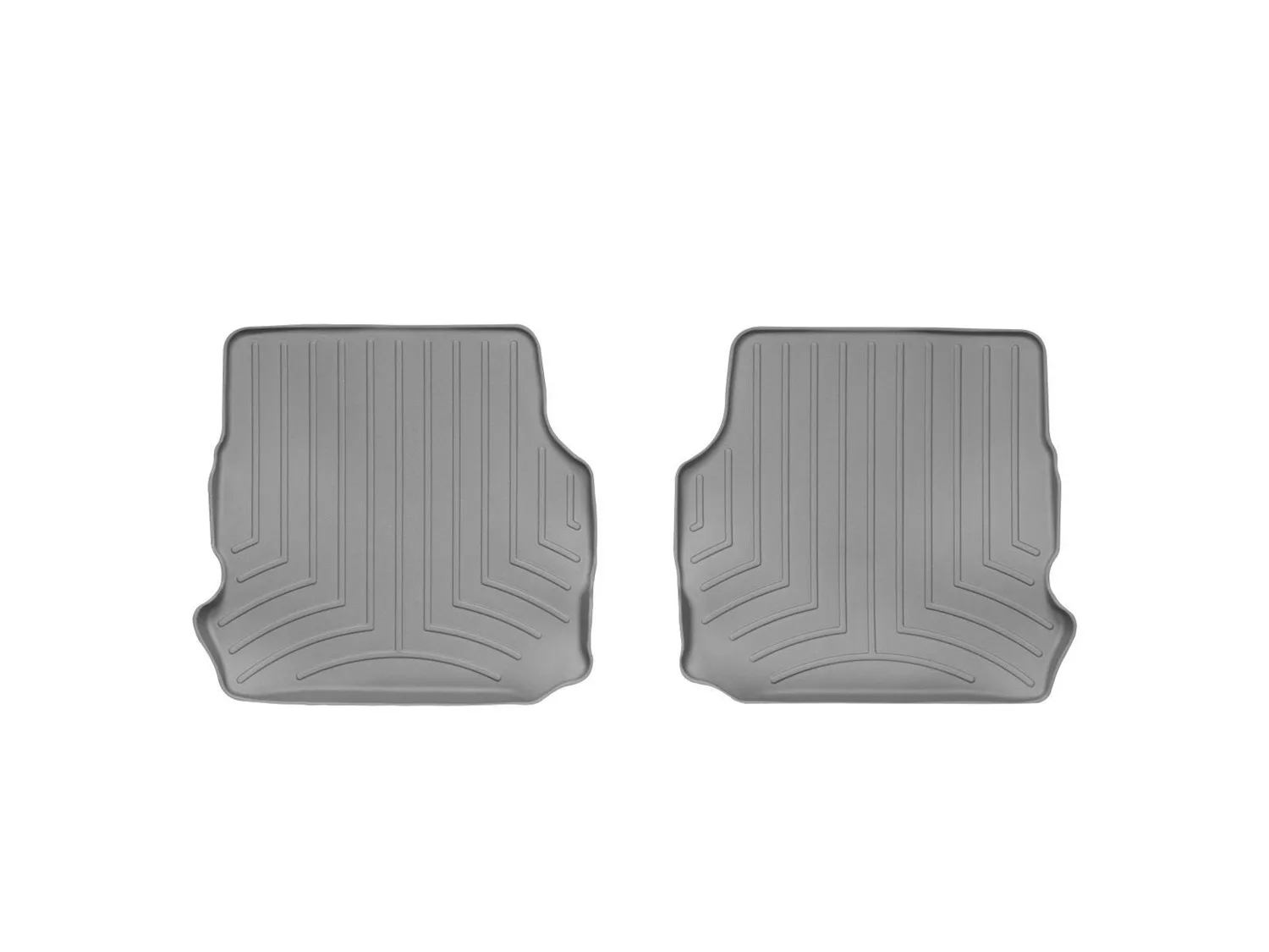 WeatherTech FloorLiner™ DigitalFit®; Gray; Rear; 2 Piece;