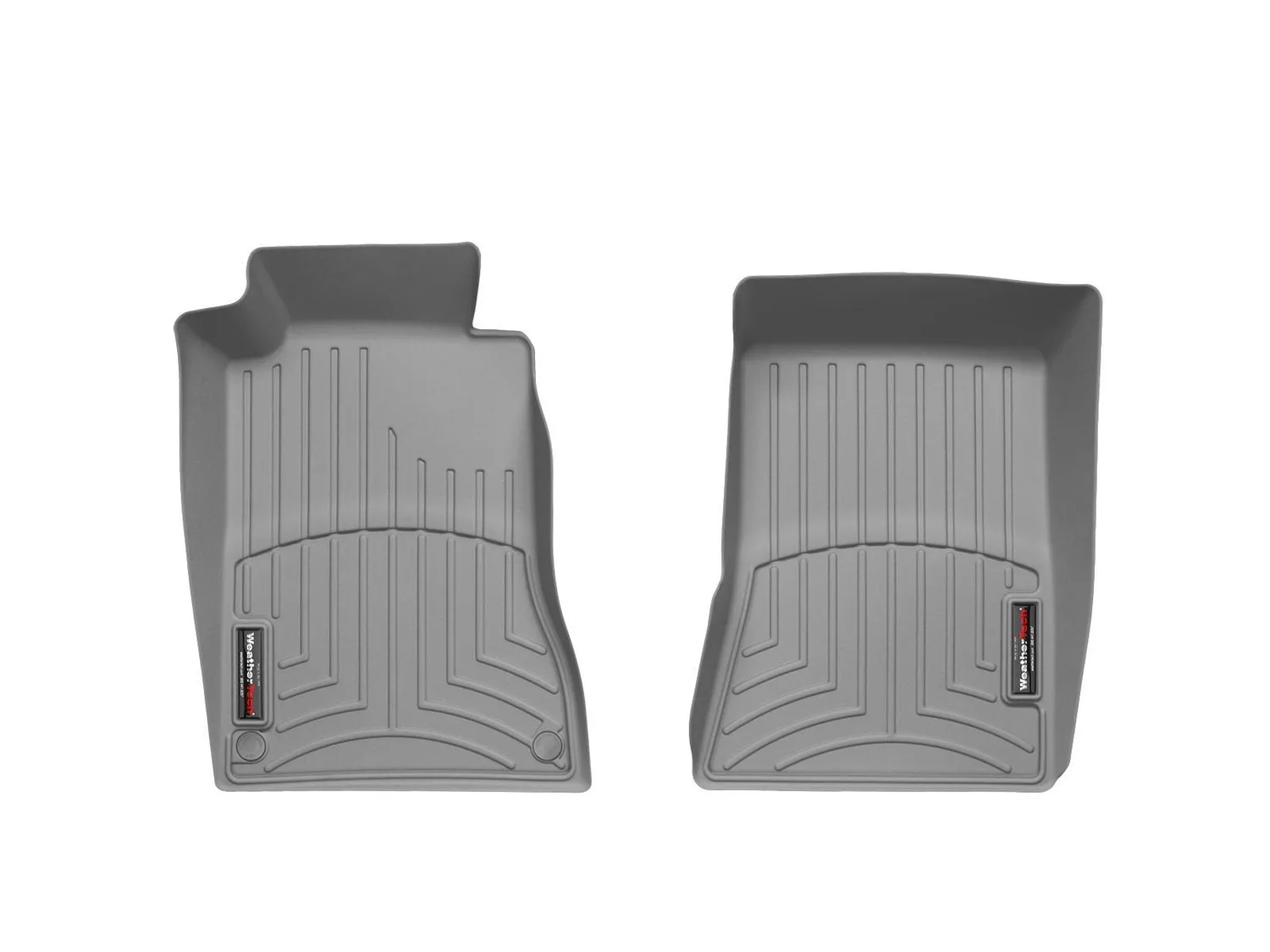 WeatherTech FloorLiner™ DigitalFit®; Gray; Front;