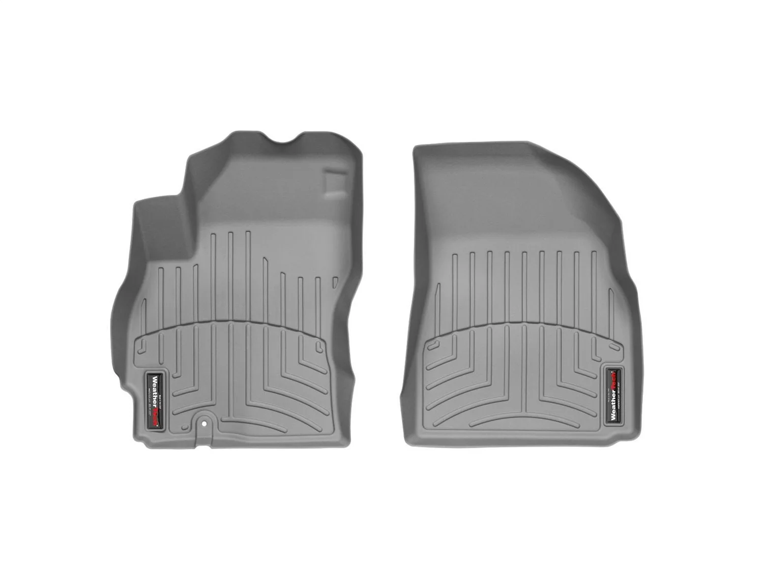 WeatherTech FloorLiner™ DigitalFit®; Gray; Front;