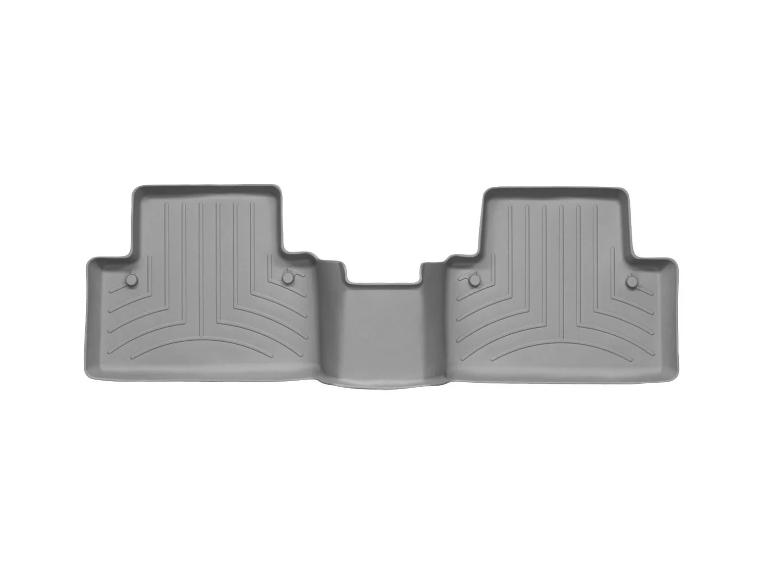 WeatherTech FloorLiner™ DigitalFit®; Gray; Rear;