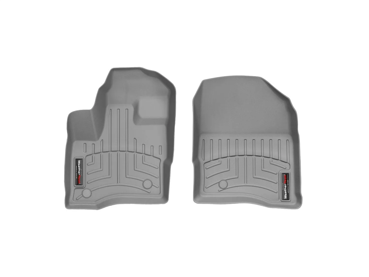 WeatherTech FloorLiner™ DigitalFit®; Gray; Front;