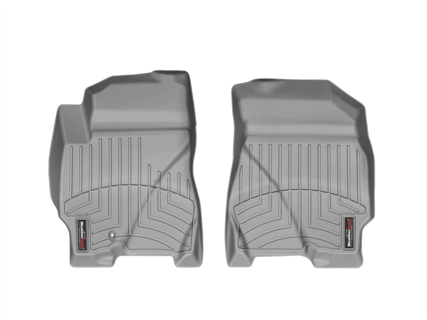 WeatherTech FloorLiner™ DigitalFit®; Gray; Front;