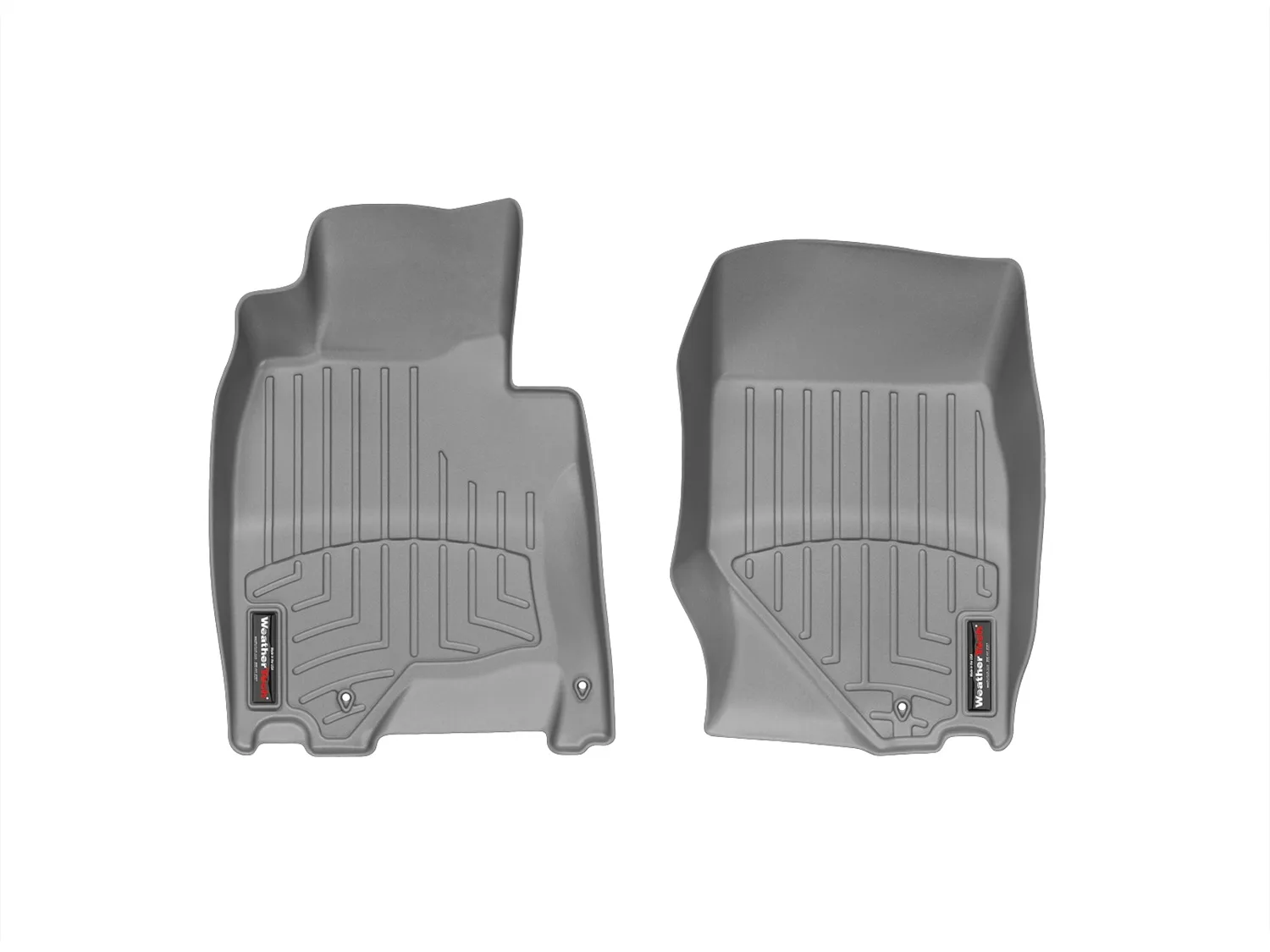 WeatherTech FloorLiner™ DigitalFit®; Gray; Front;