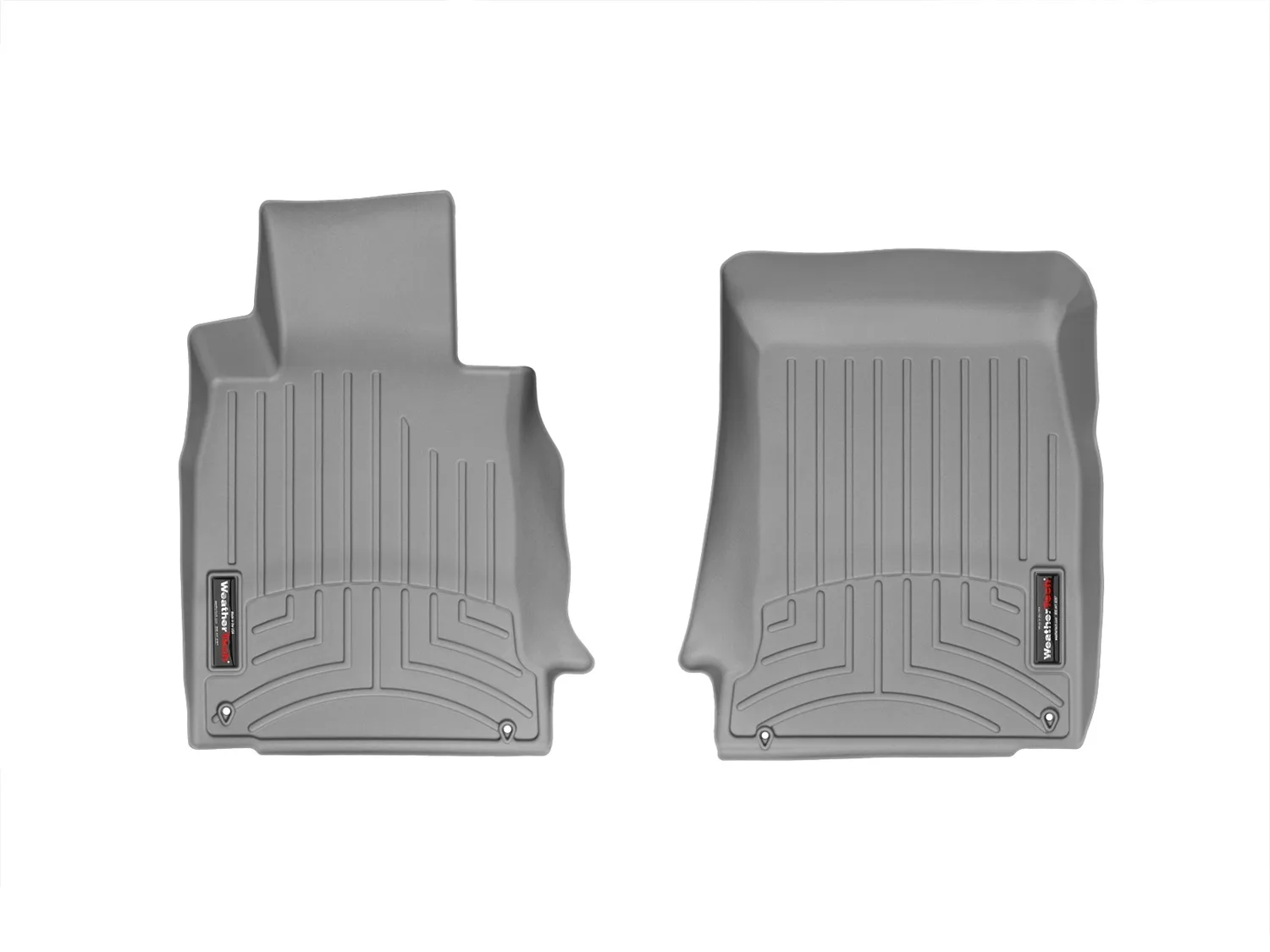 WeatherTech FloorLiner™ DigitalFit®; Gray; Front;
