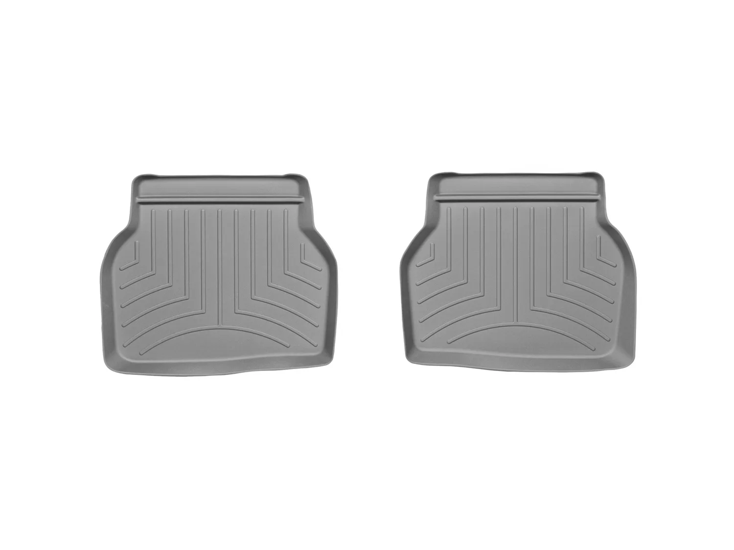 WeatherTech FloorLiner™ DigitalFit®; Gray; Rear; 2 Piece;