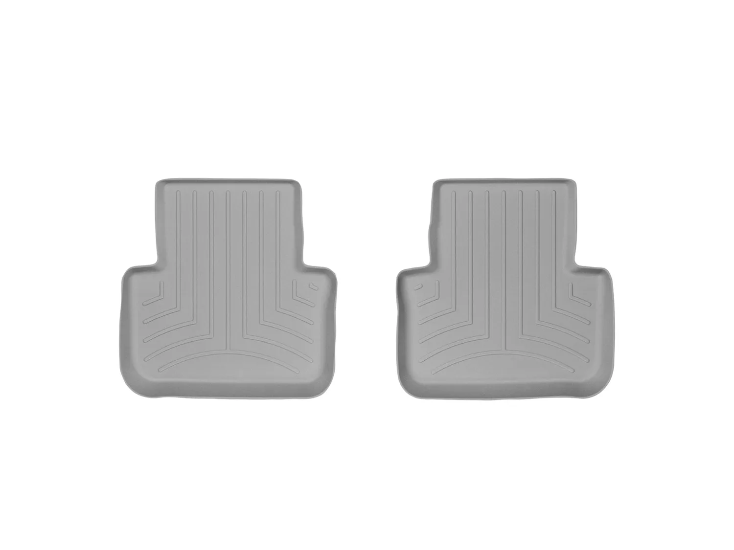 WeatherTech FloorLiner™ DigitalFit®; Gray; Rear; 2 Piece;