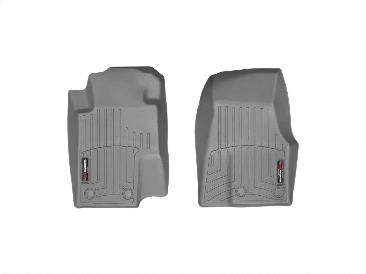 WeatherTech FloorLiner™ DigitalFit®; Gray; Front;