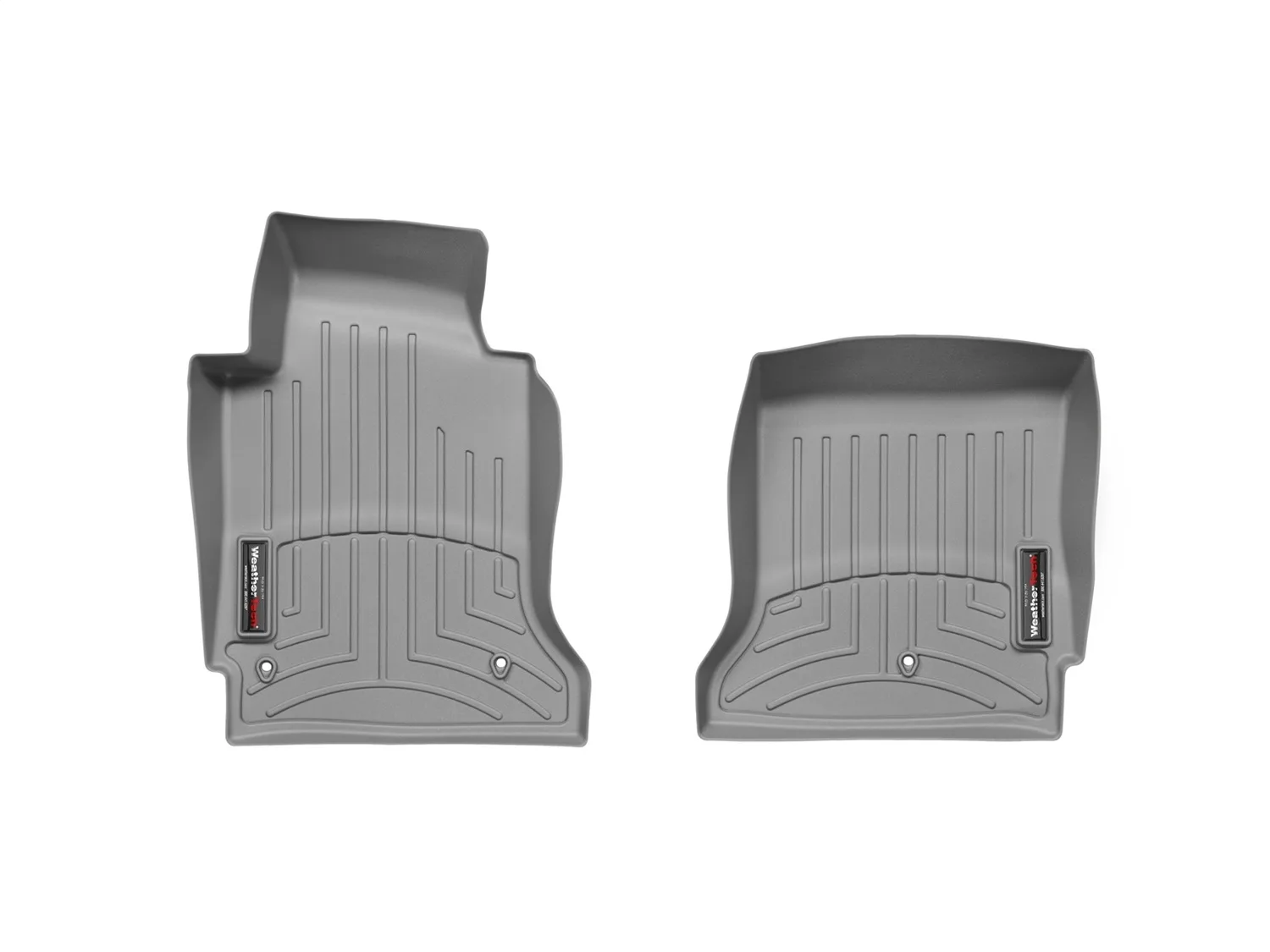 WeatherTech FloorLiner™ DigitalFit®; Gray; Front;
