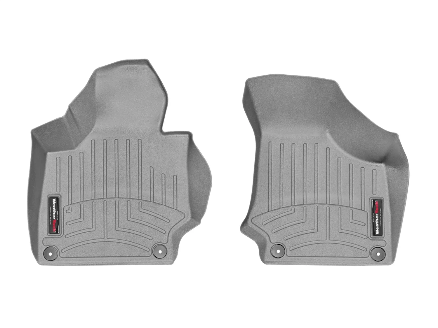 WeatherTech FloorLiner™ DigitalFit®; Gray; Front;
