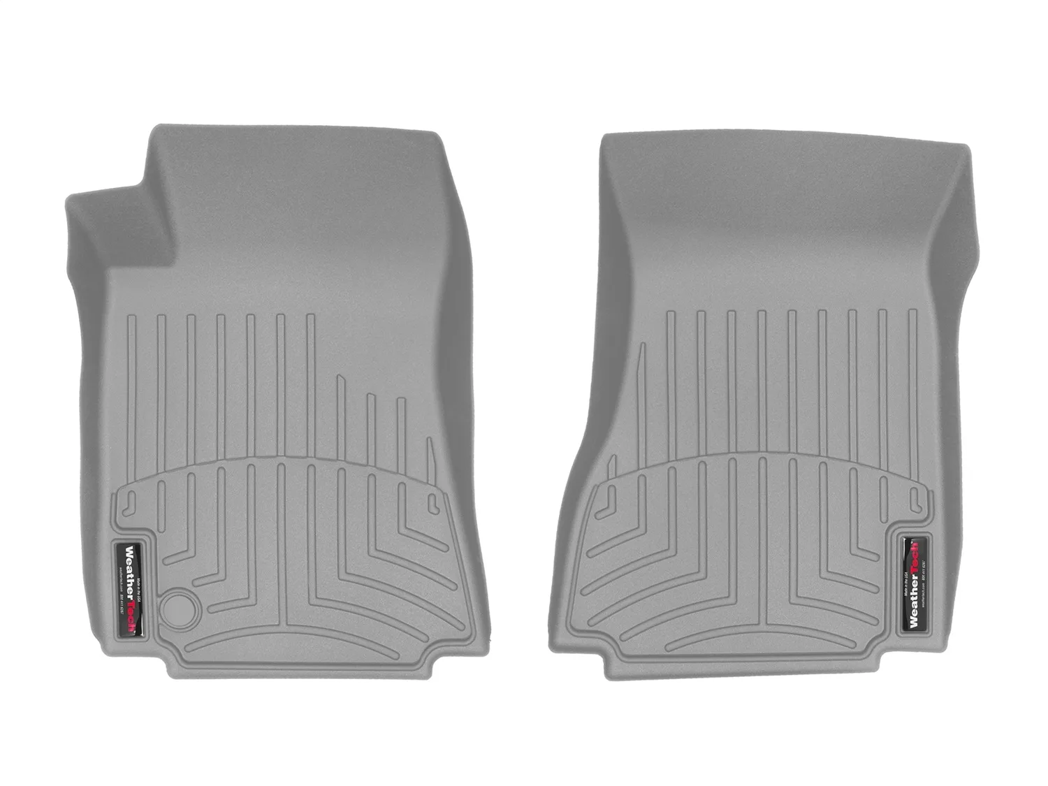 WeatherTech FloorLiner™ DigitalFit®; Gray; Front;