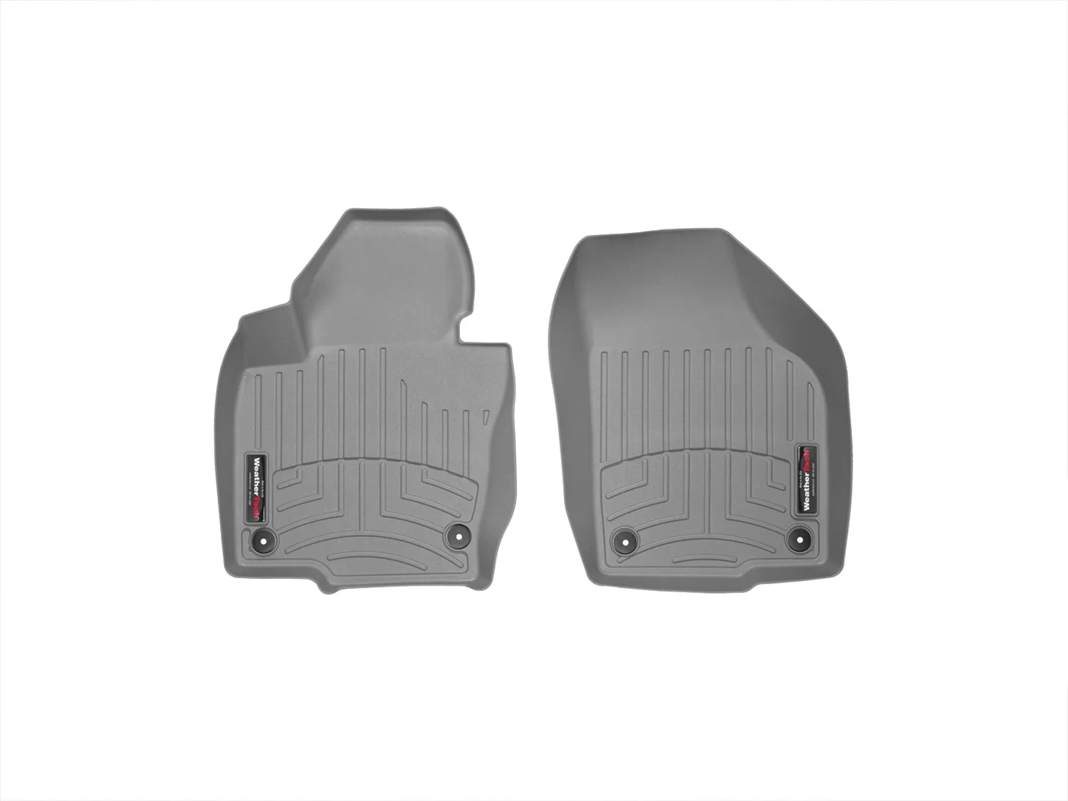 WeatherTech FloorLiner™ DigitalFit®; Gray; Front;