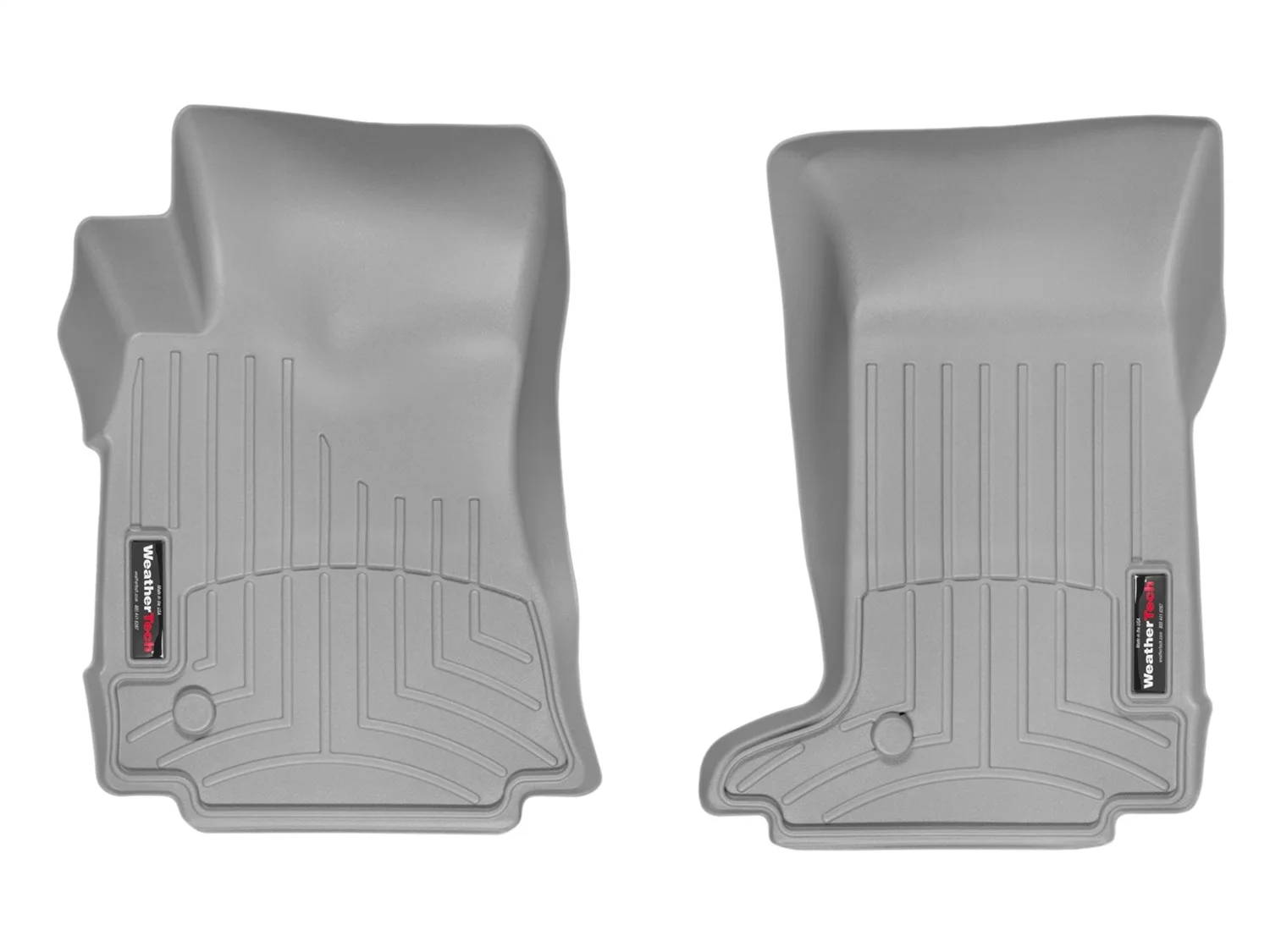 WeatherTech FloorLiner™ DigitalFit®; Gray; Front;