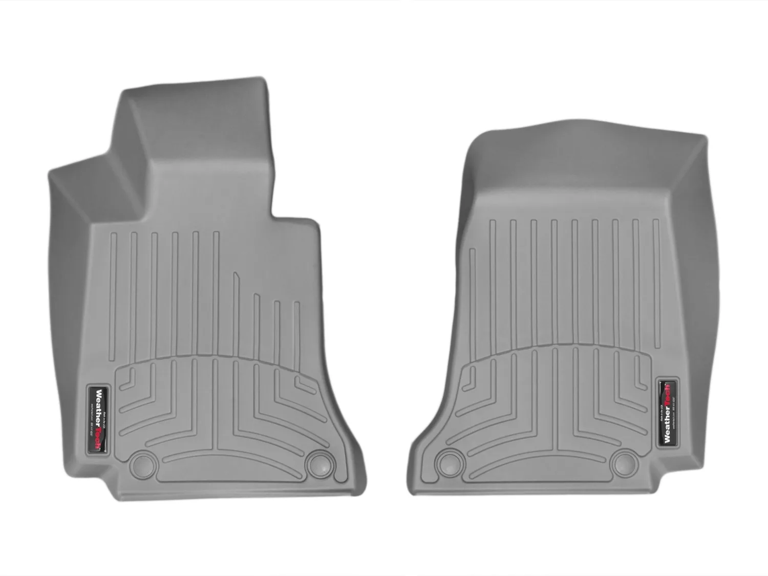 WeatherTech FloorLiner™ DigitalFit®; Gray; Front;