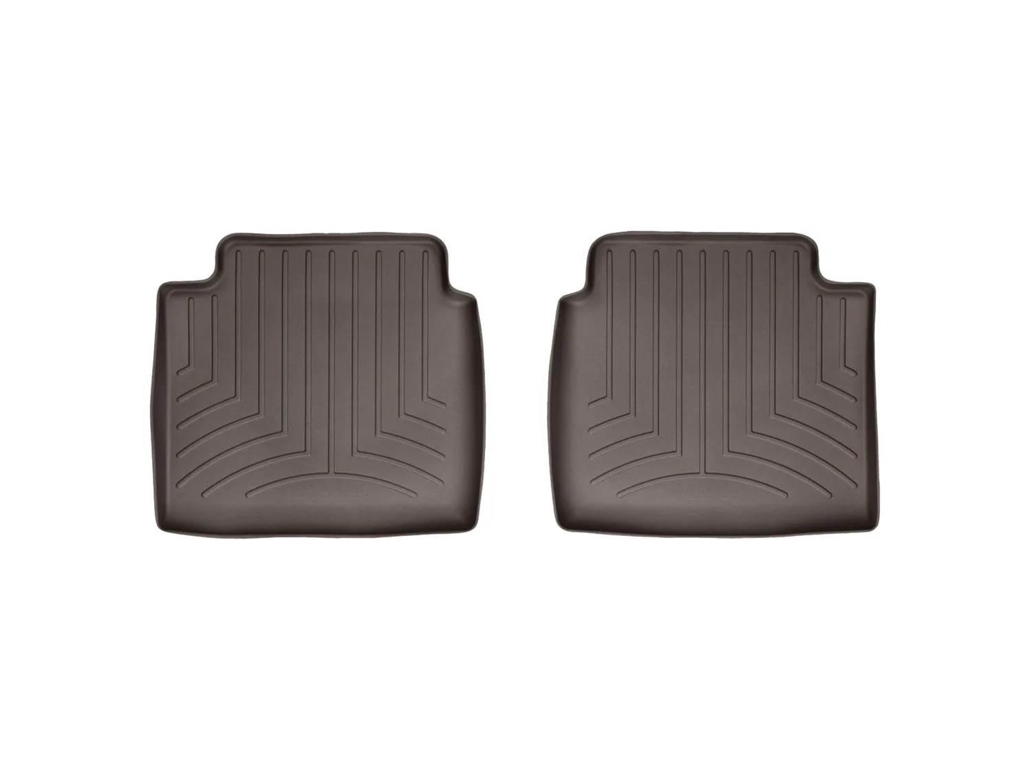 WeatherTech FloorLiner™ DigitalFit®; Cocoa; Rear; 2 Piece;
