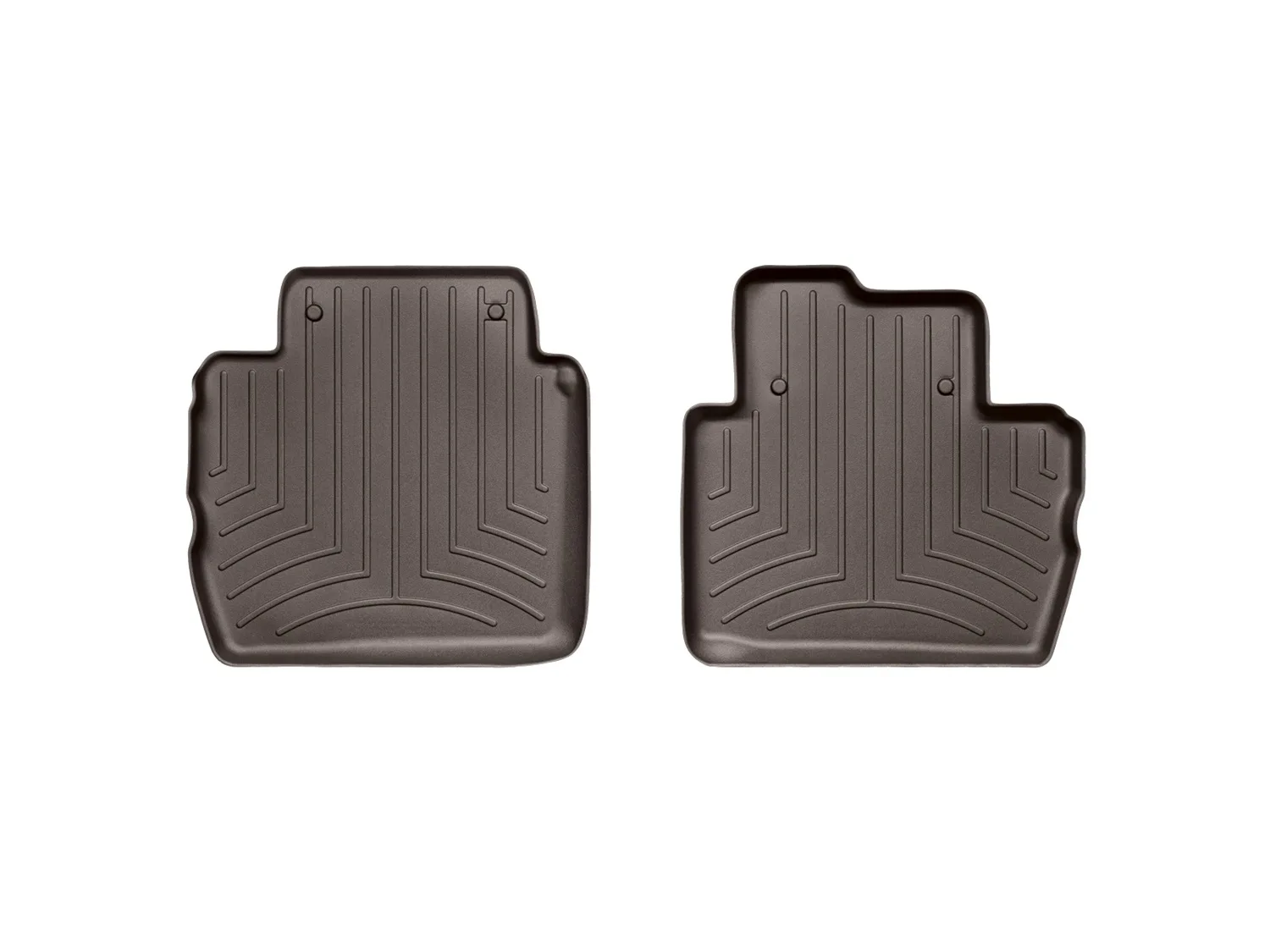 WeatherTech FloorLiner™ DigitalFit®; Cocoa; Rear;