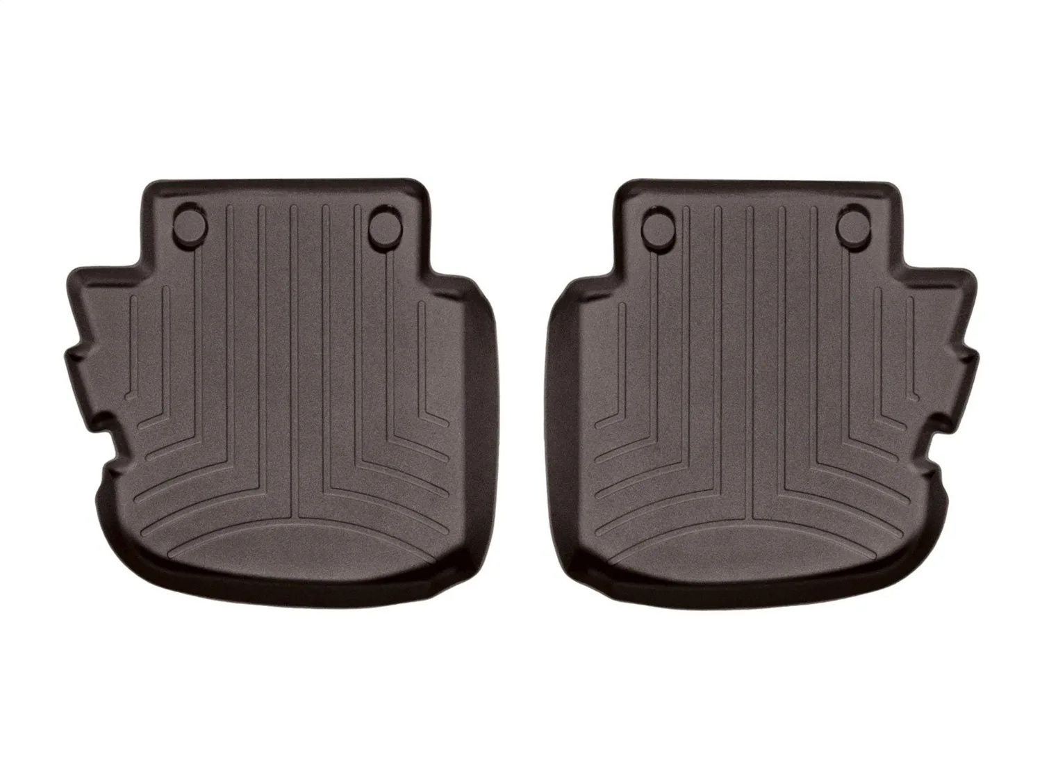 WeatherTech FloorLiner™ DigitalFit®; Cocoa; Rear;