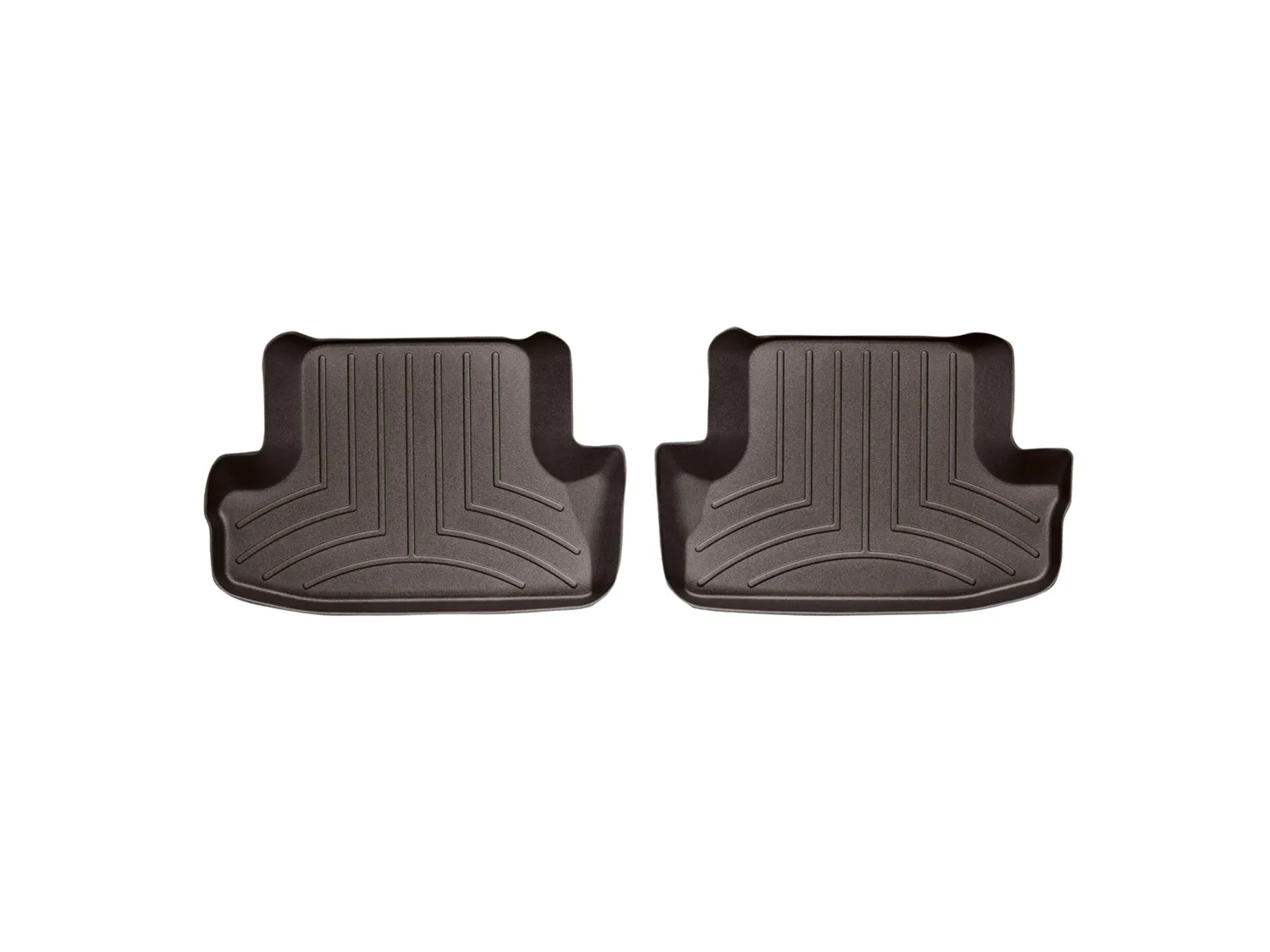 WeatherTech FloorLiner™ DigitalFit®; Cocoa; Rear; 2 Piece;