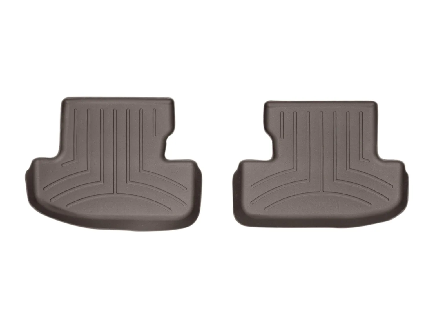 WeatherTech FloorLiner™ DigitalFit®; Cocoa; Rear; 2 Piece;