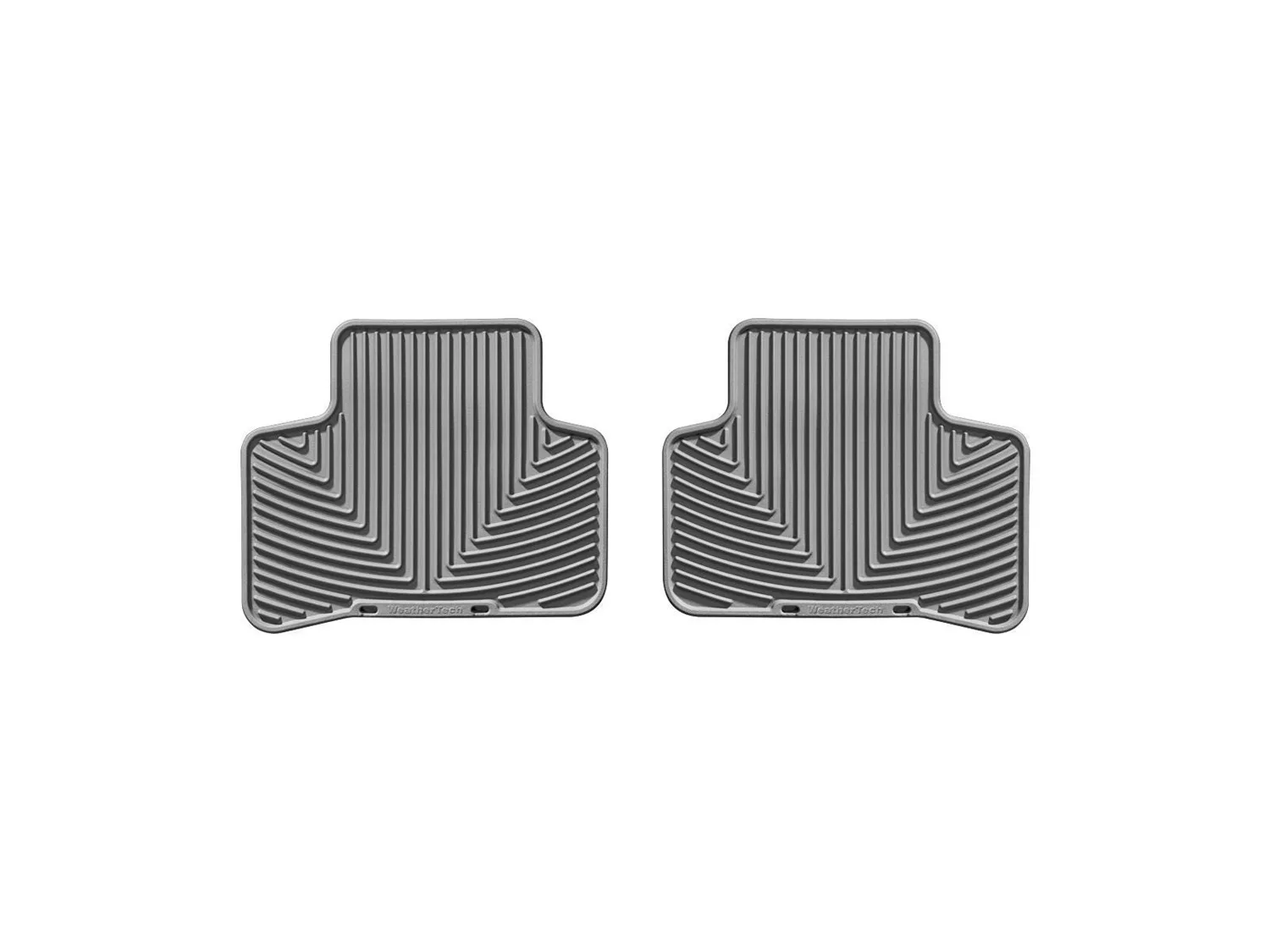 WeatherTech All Weather Floor Mats; Gray; Rear;