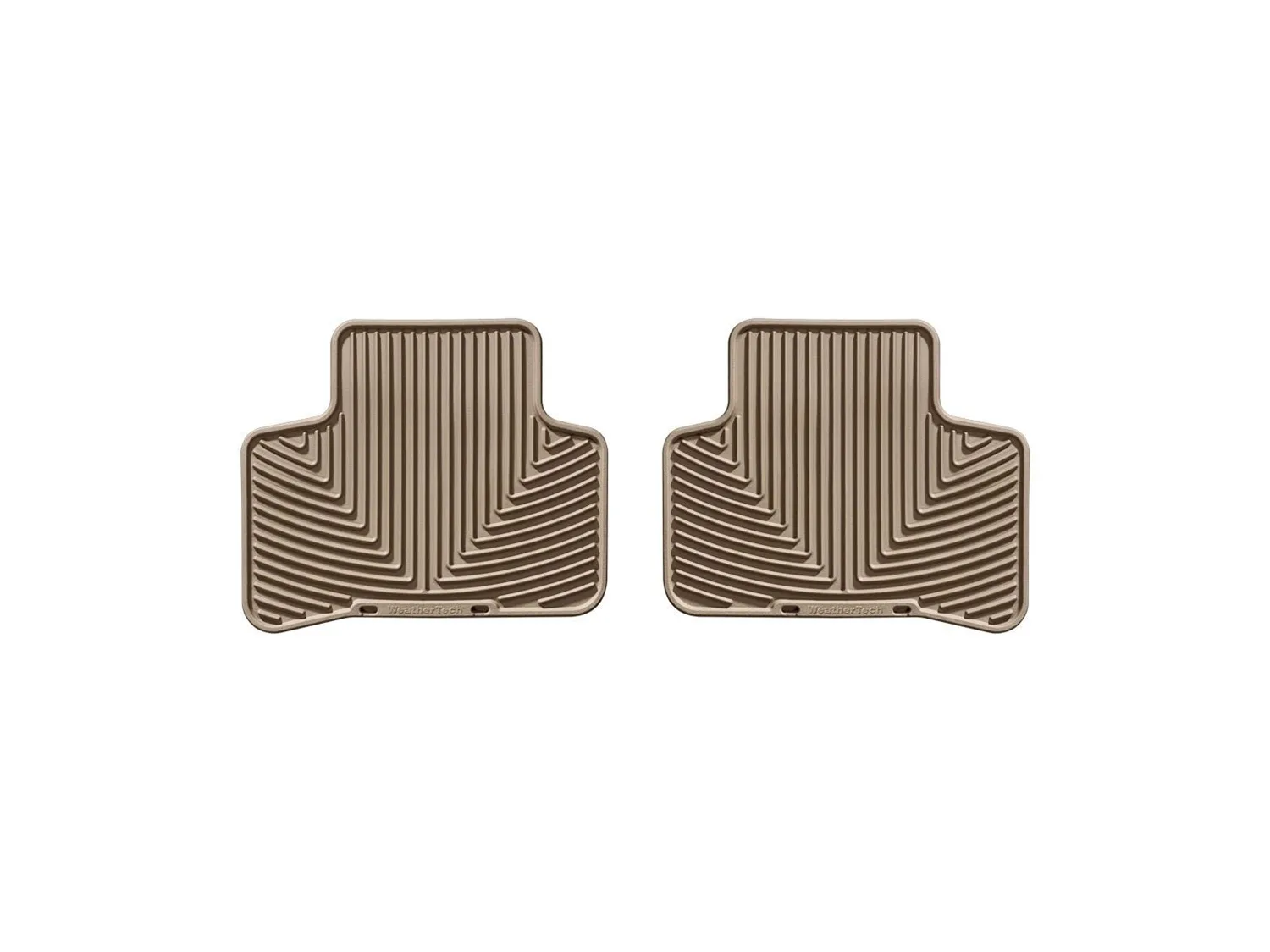 WeatherTech All Weather Floor Mats; Tan; Rear;