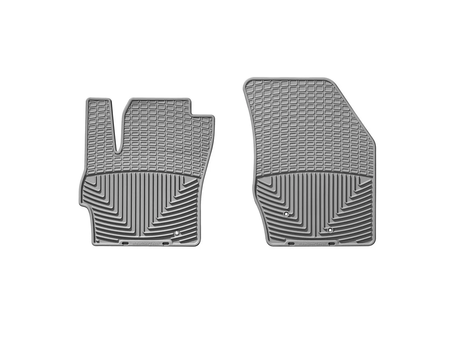 WeatherTech All Weather Floor Mats; Gray; Front;