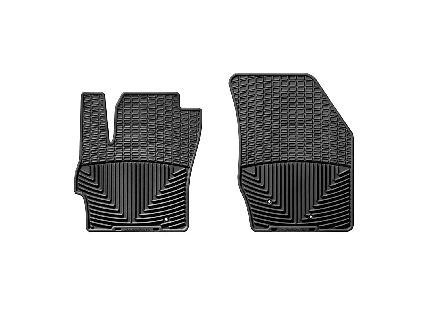 WeatherTech All Weather Floor Mats; Black; Front;