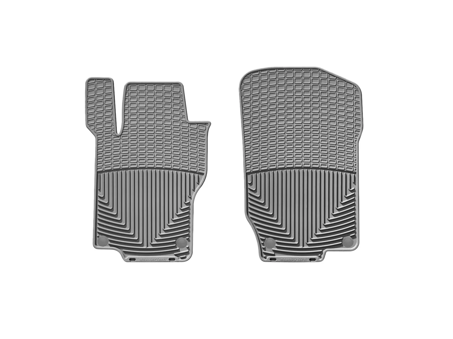 WeatherTech All Weather Floor Mats; Gray; Front;