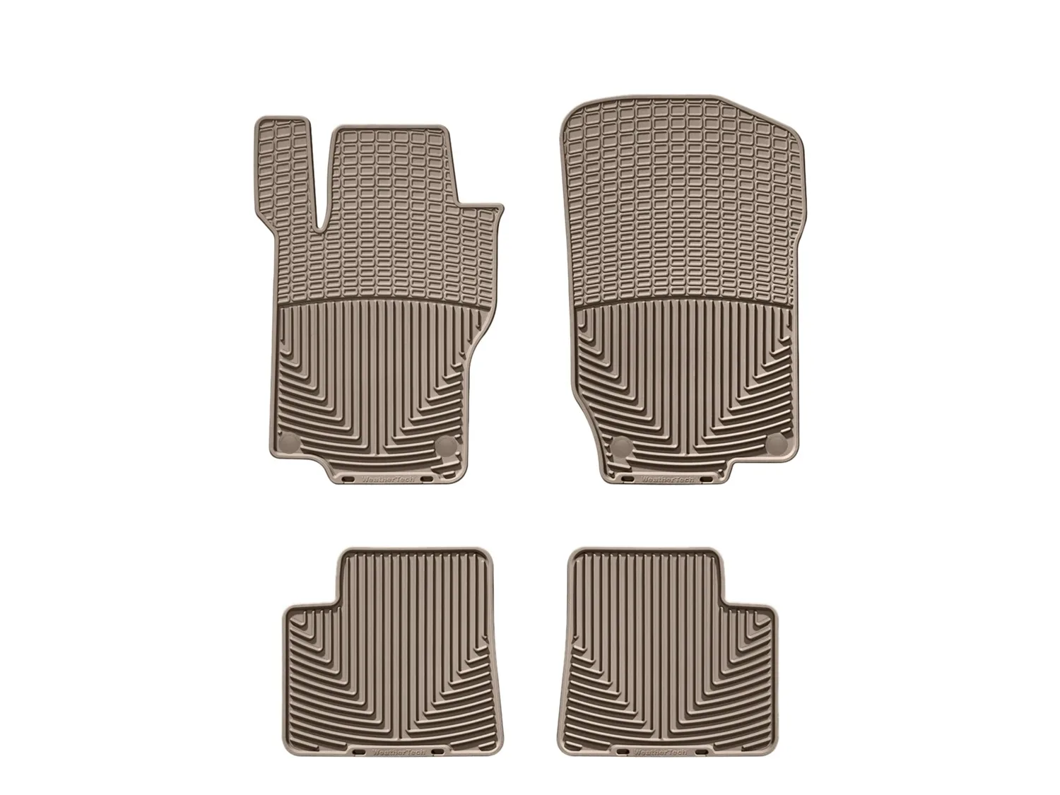 WeatherTech All Weather Floor Mats; Tan; Front and Rear;
