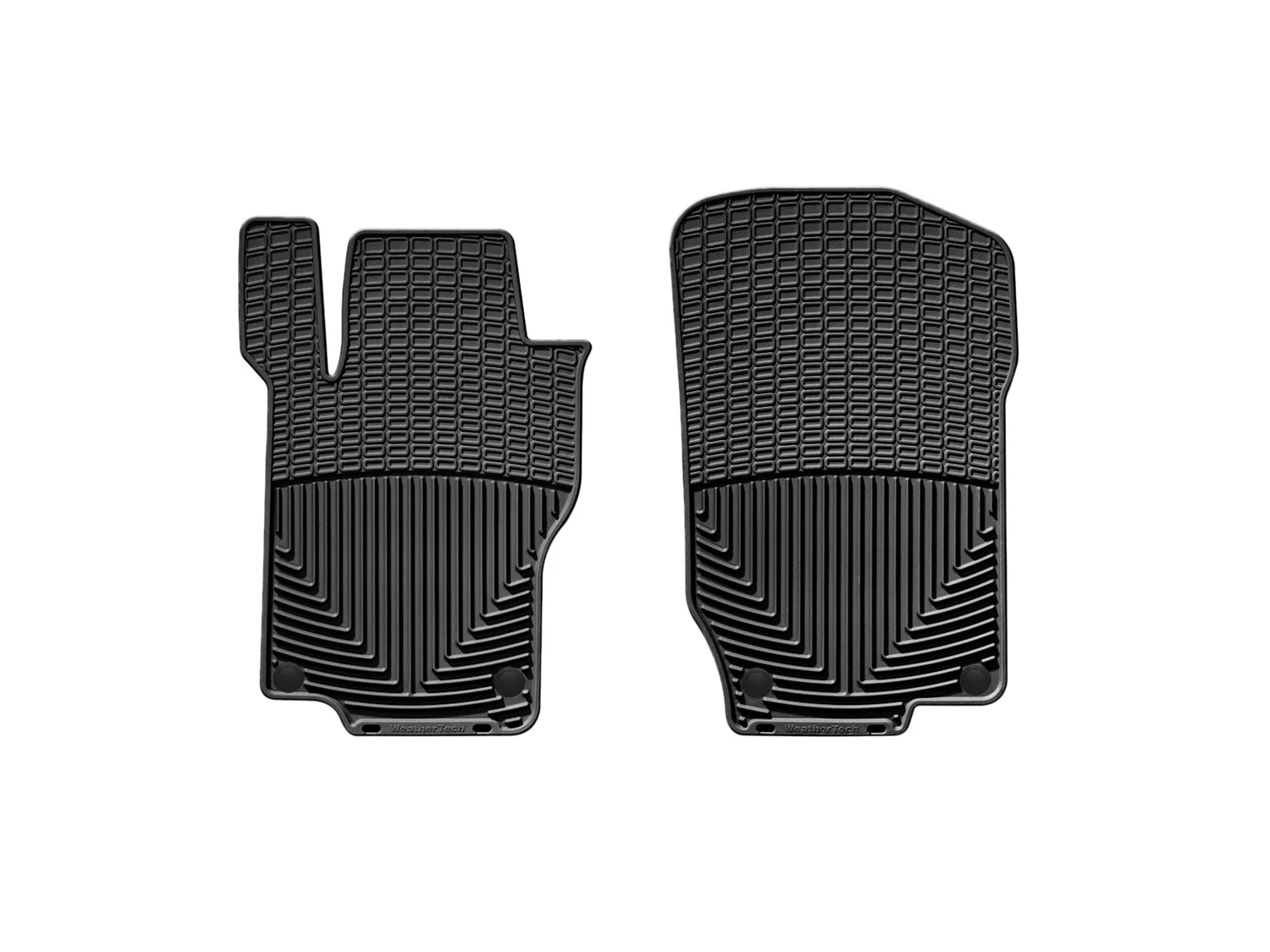 WeatherTech All Weather Floor Mats; Black; Front;