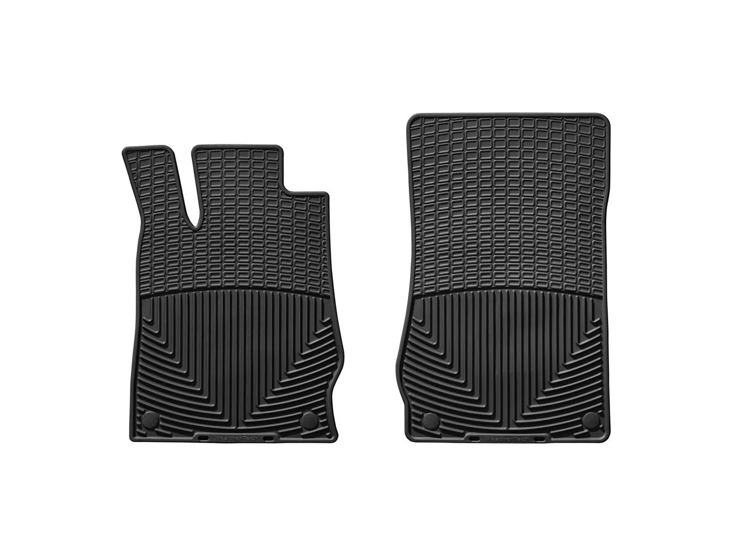 WeatherTech All Weather Floor Mats; Black; Front;