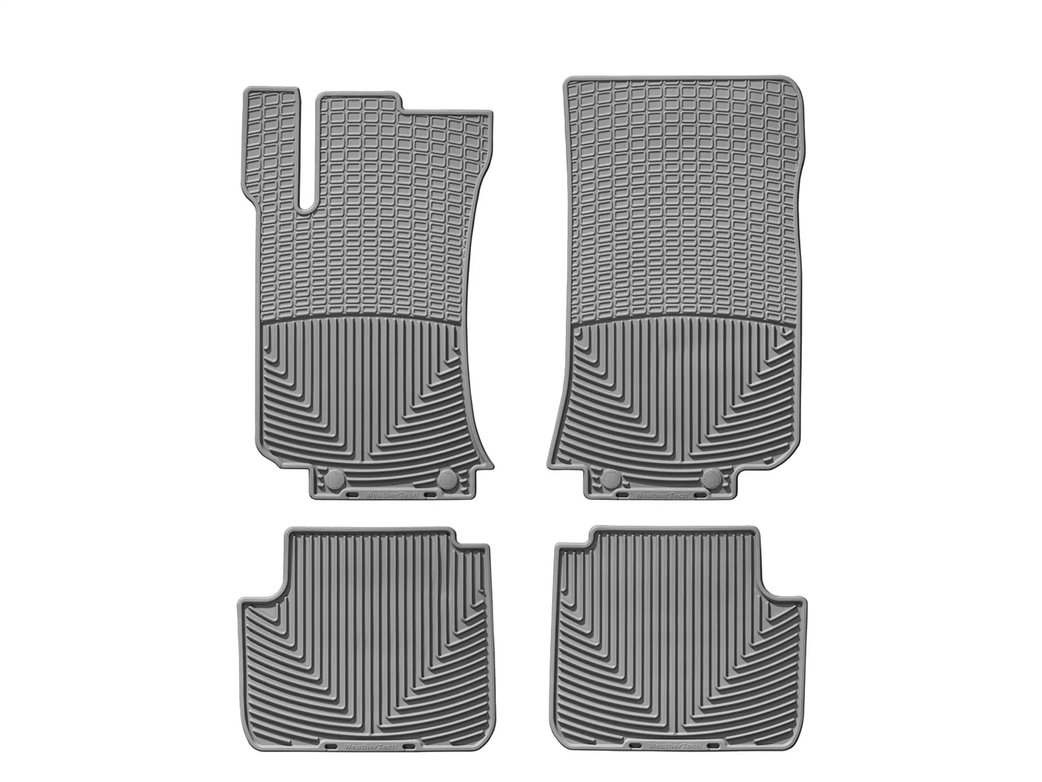 WeatherTech All Weather Floor Mats; Gray; Front and Rear;