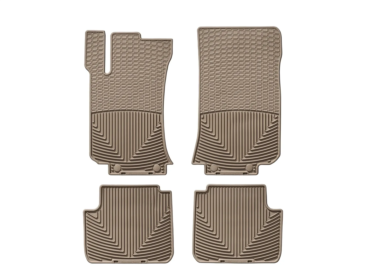 WeatherTech All Weather Floor Mats; Tan; Front and Rear;