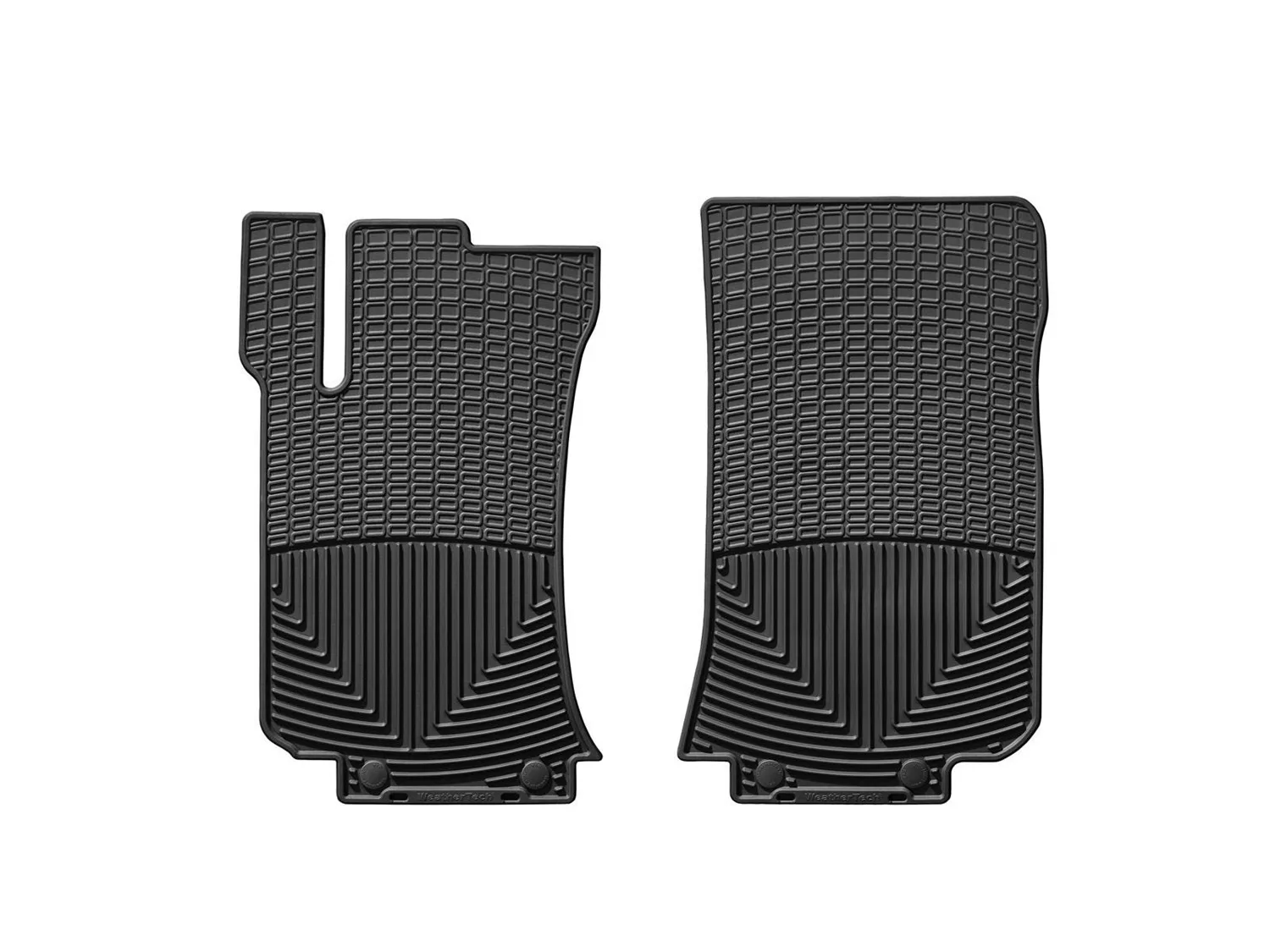 WeatherTech All Weather Floor Mats; Black; Front;