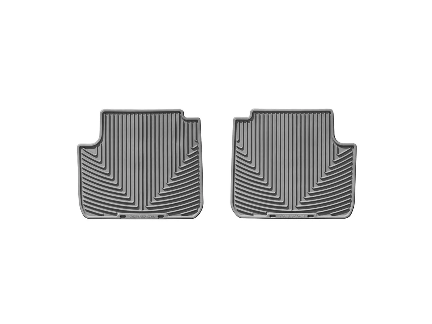 WeatherTech All Weather Floor Mats; Gray; Rear;