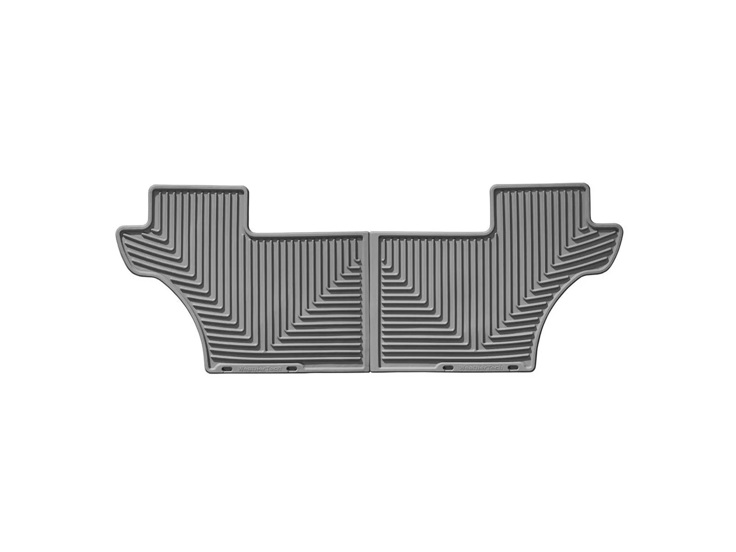 WeatherTech All Weather Floor Mats; Gray; Third Row;